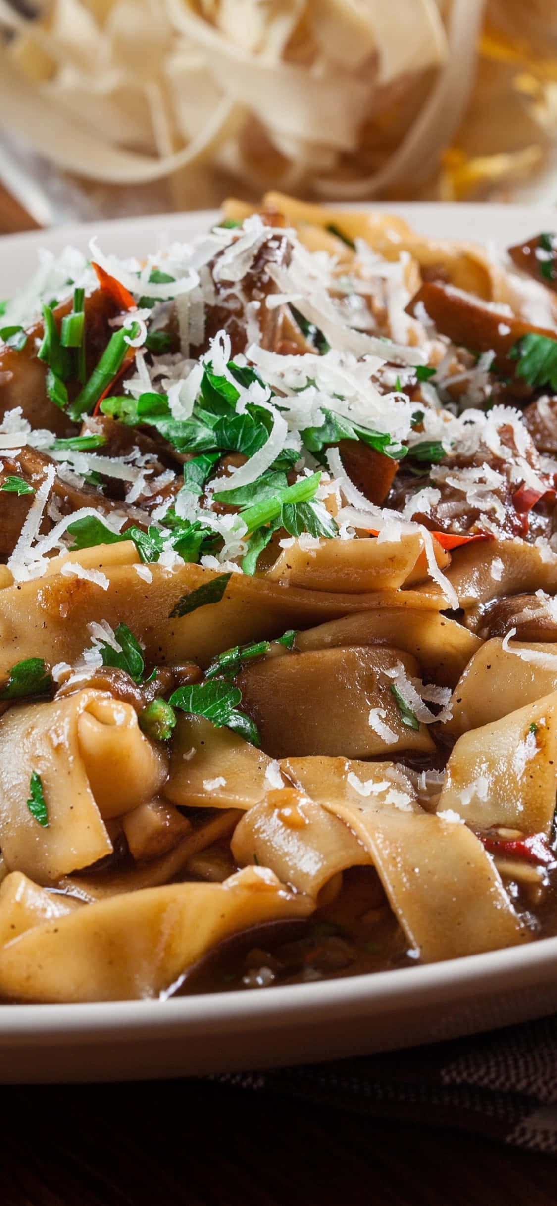 Tempting Pasta Delight As Your iPhone X Background Fondos de pantalla