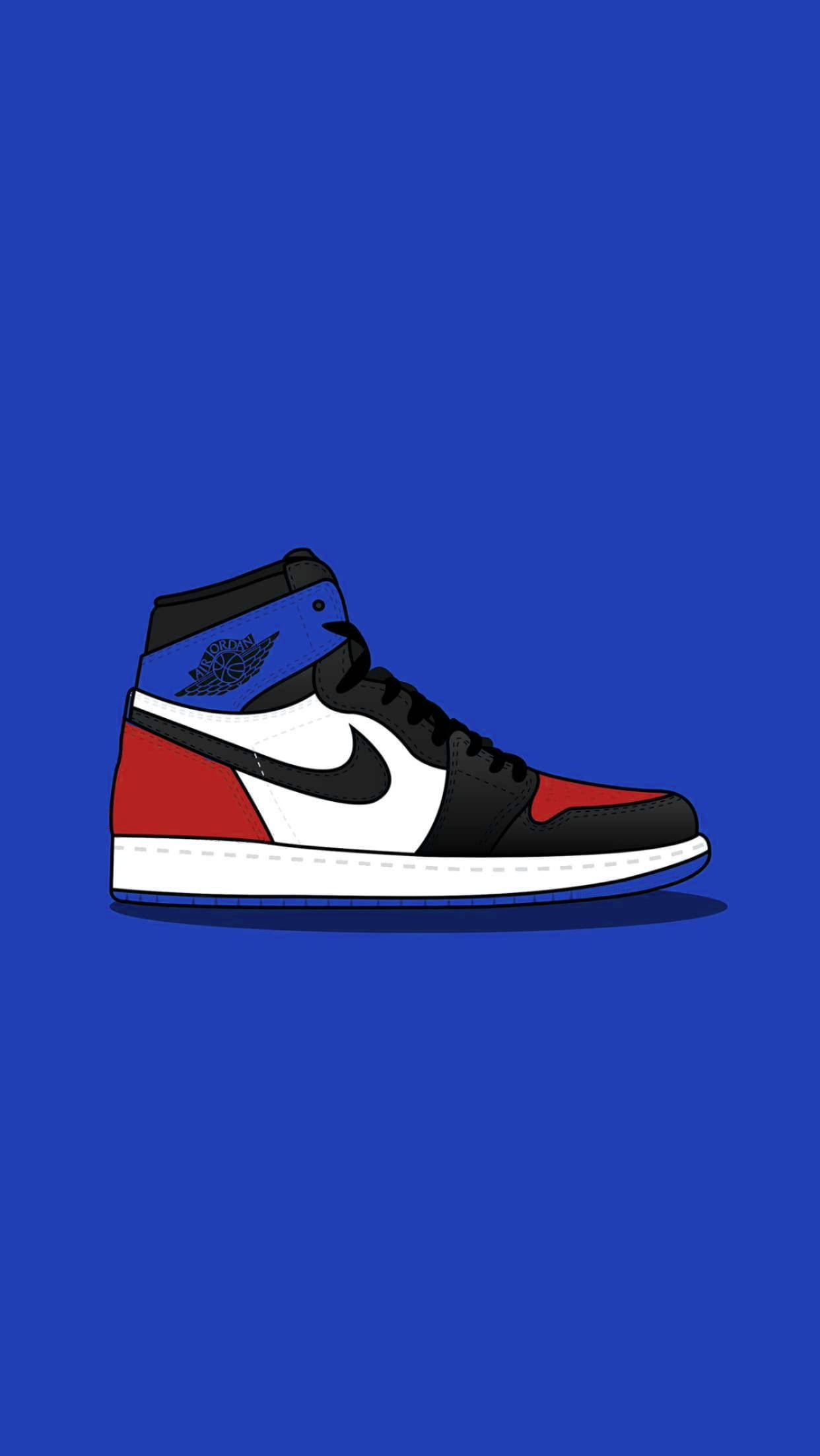 Tenis Nike de Caricatura Azul Marino Fondos de pantalla