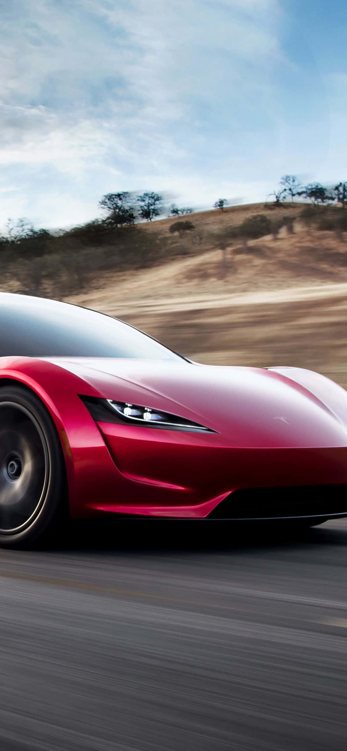 Tesla Roadster 3D iPhone Fondos de pantalla