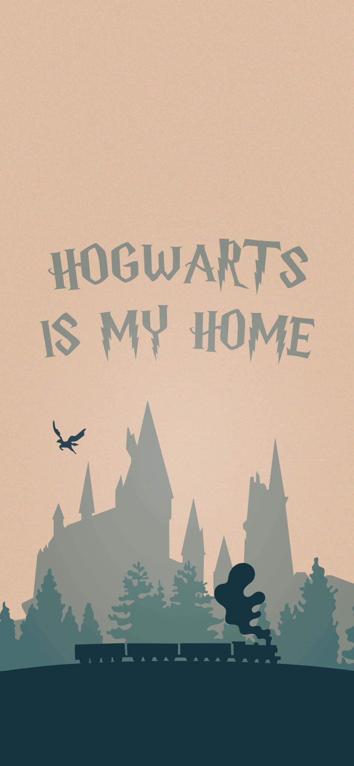 Texto Hogwarts Es Mi Hogar para fondo de Harry Potter Fondos de pantalla
