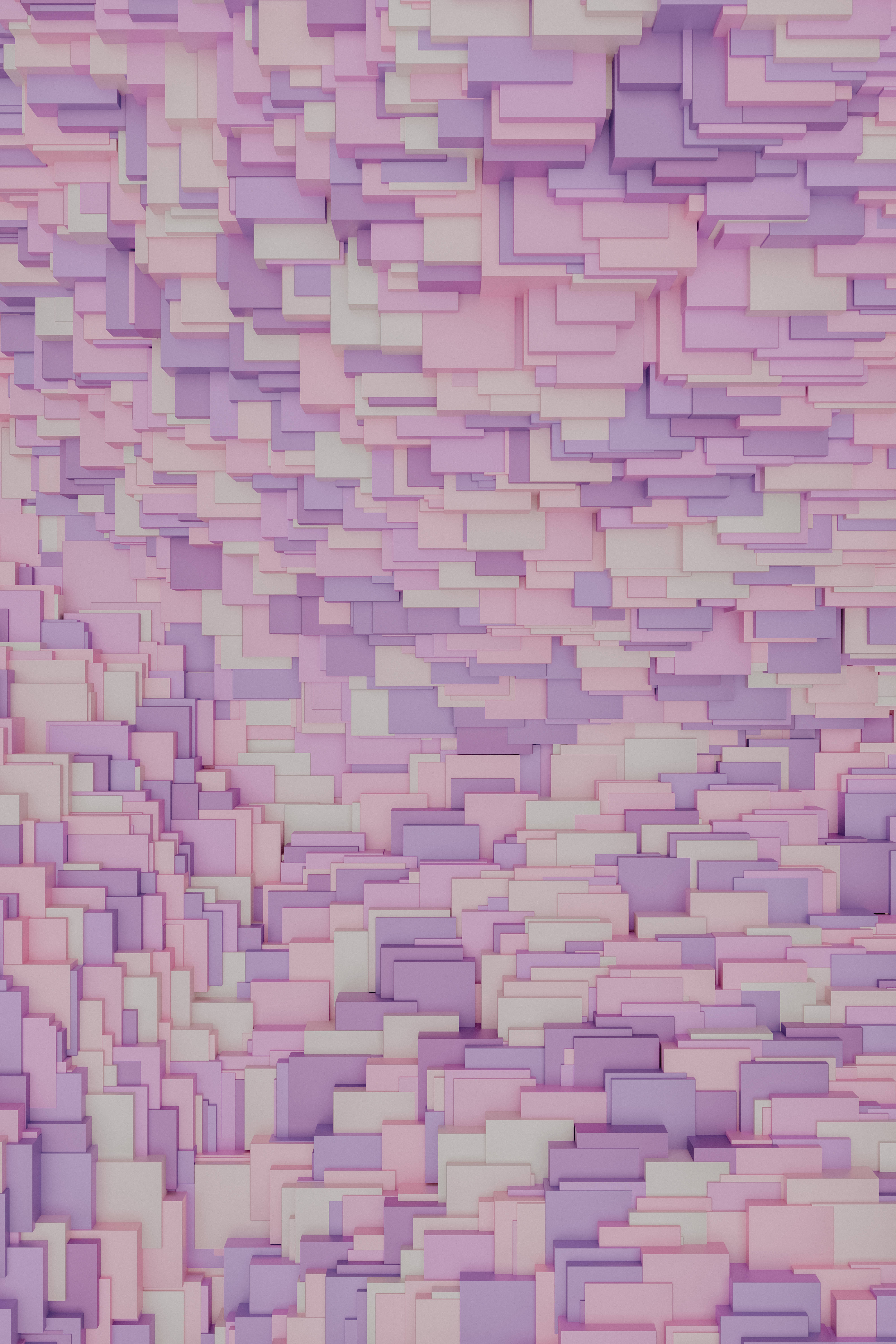 Textura de bloques 3D estética lavanda Fondos de pantalla