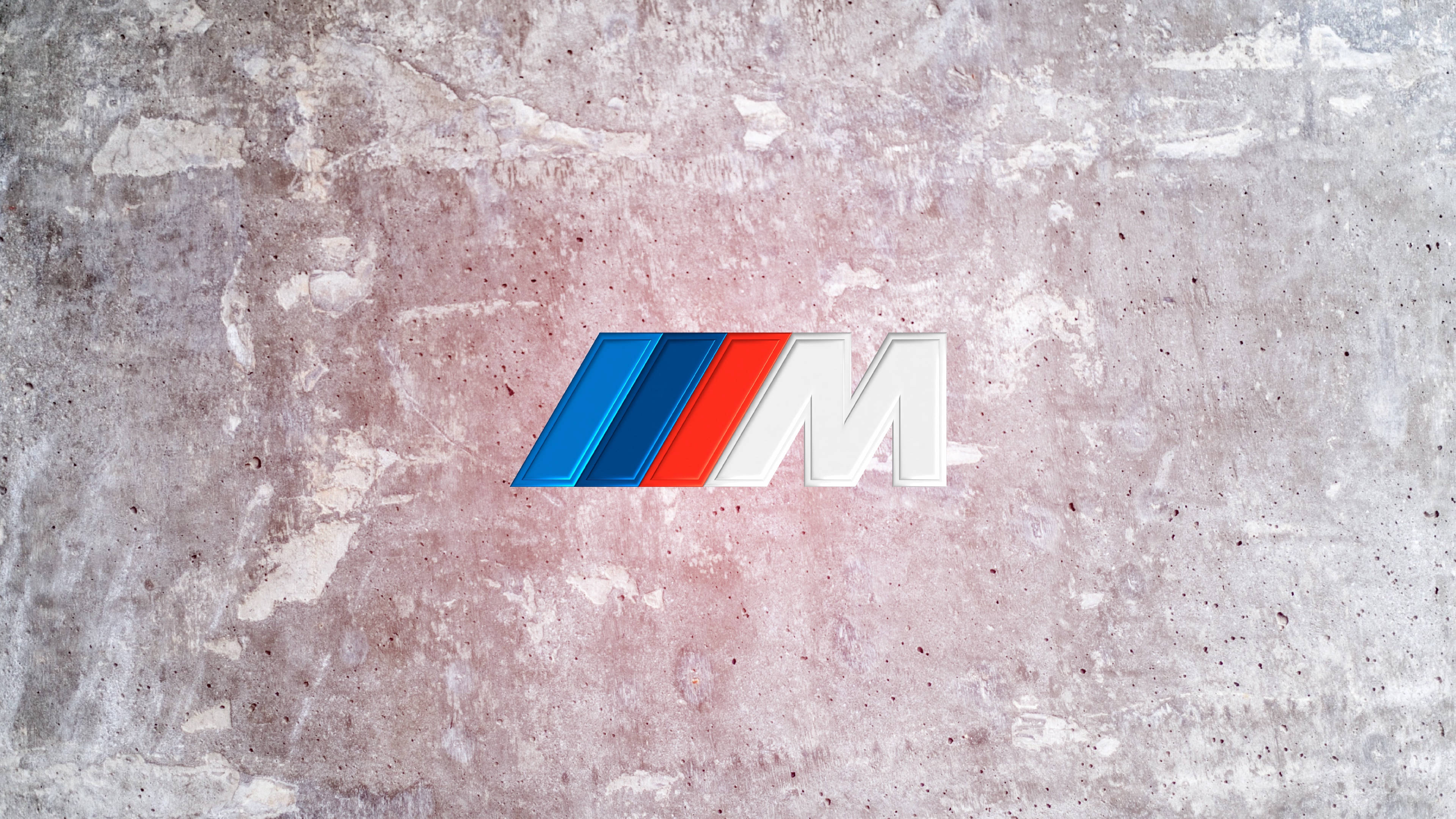 Textura de concreto con logo BMW M Fondos de pantalla