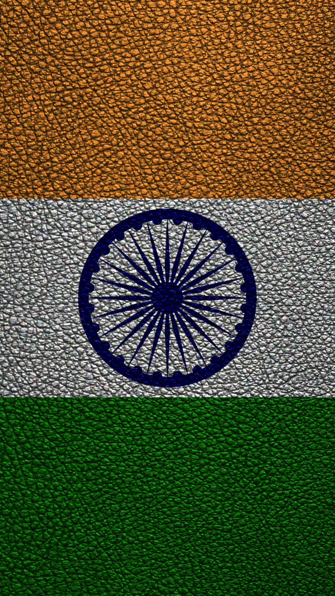 Textura de Cuero Bandera de India Móvil Fondos de pantalla