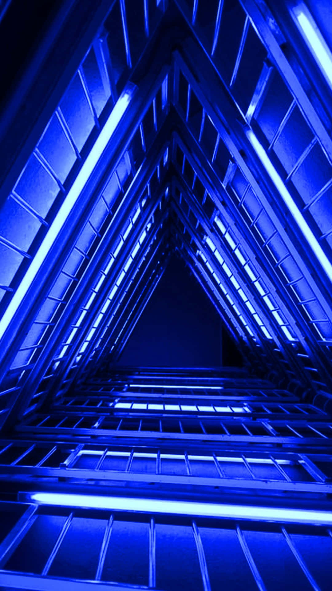 Textura Sintética Azul Neón Intensa Fondos de pantalla