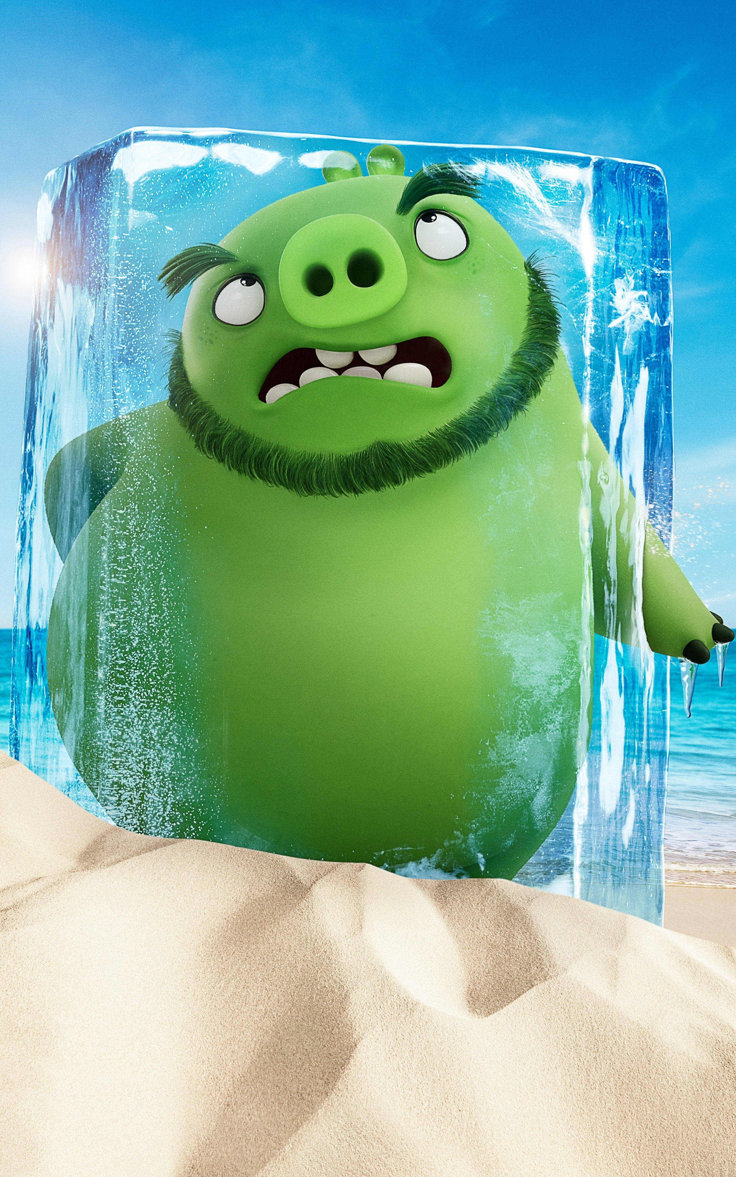 The Angry Birds Movie 2 Cerdo en hielo Fondos de pantalla