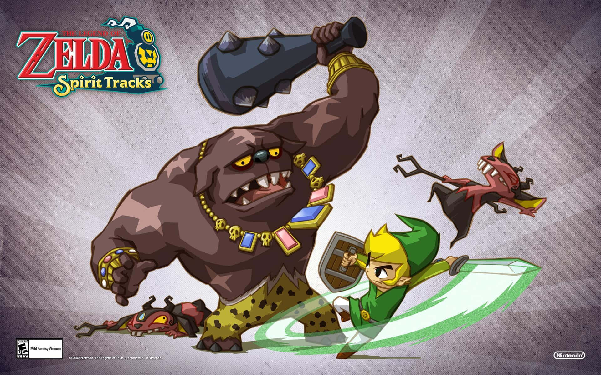 The Legend of Zelda con Toon Link y Big Blin Fondos de pantalla