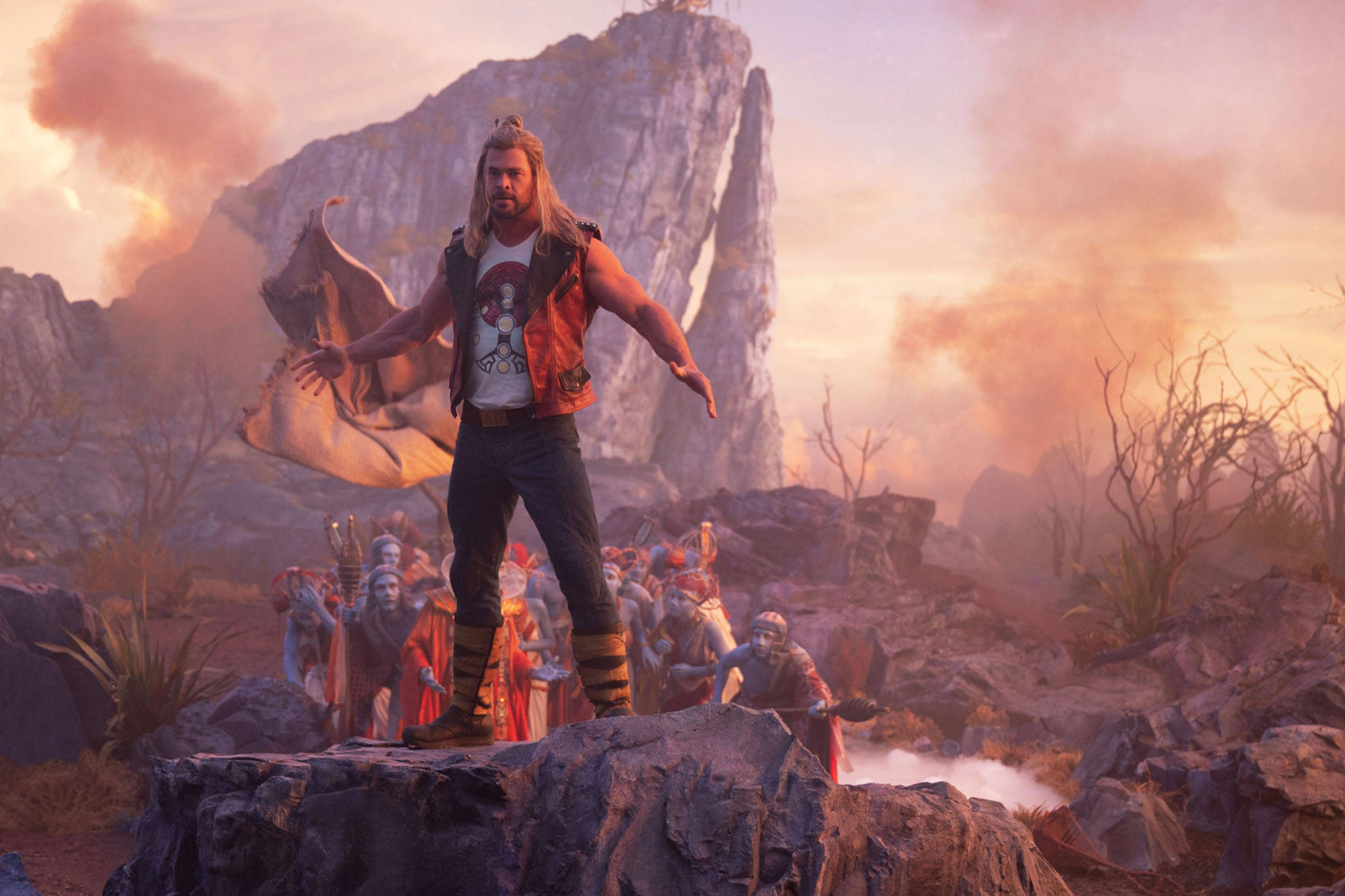 Thor Love and Thunder Semidiós Fondos de pantalla