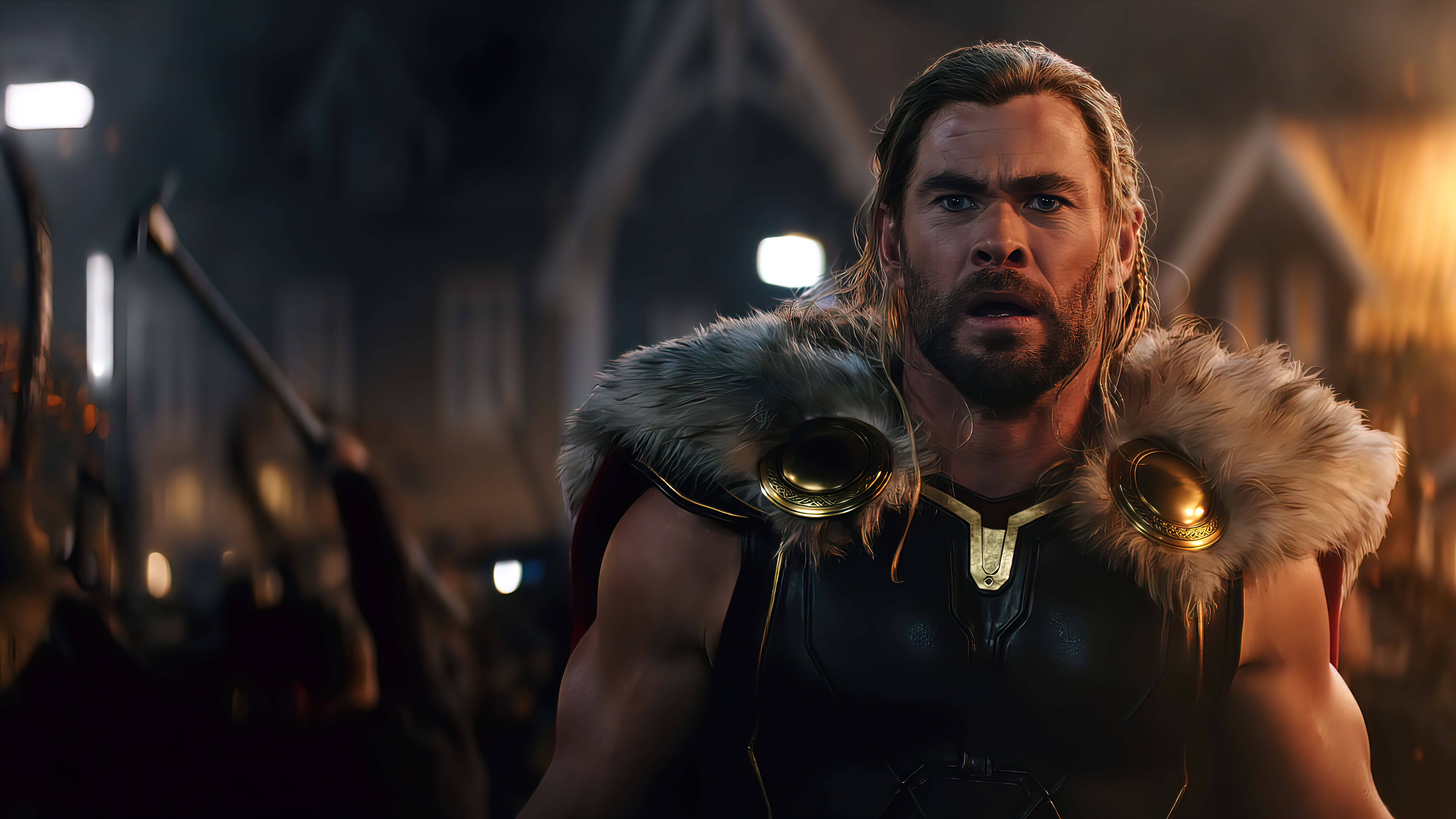 Thor Love And Thunder Thor Asombrado Fondos de pantalla