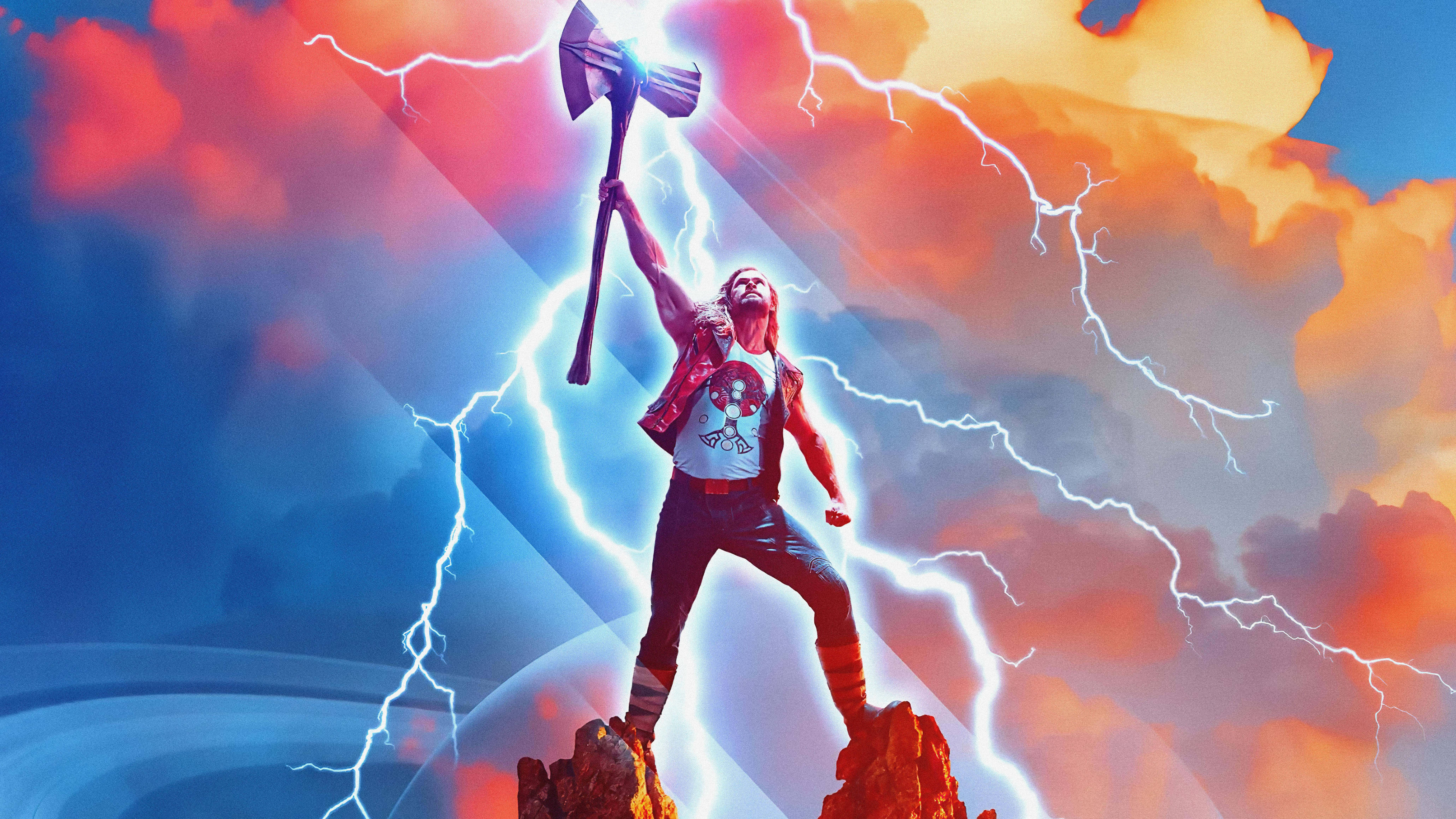 Thor Love And Thunder Manipulación de Tormentas Fondos de pantalla