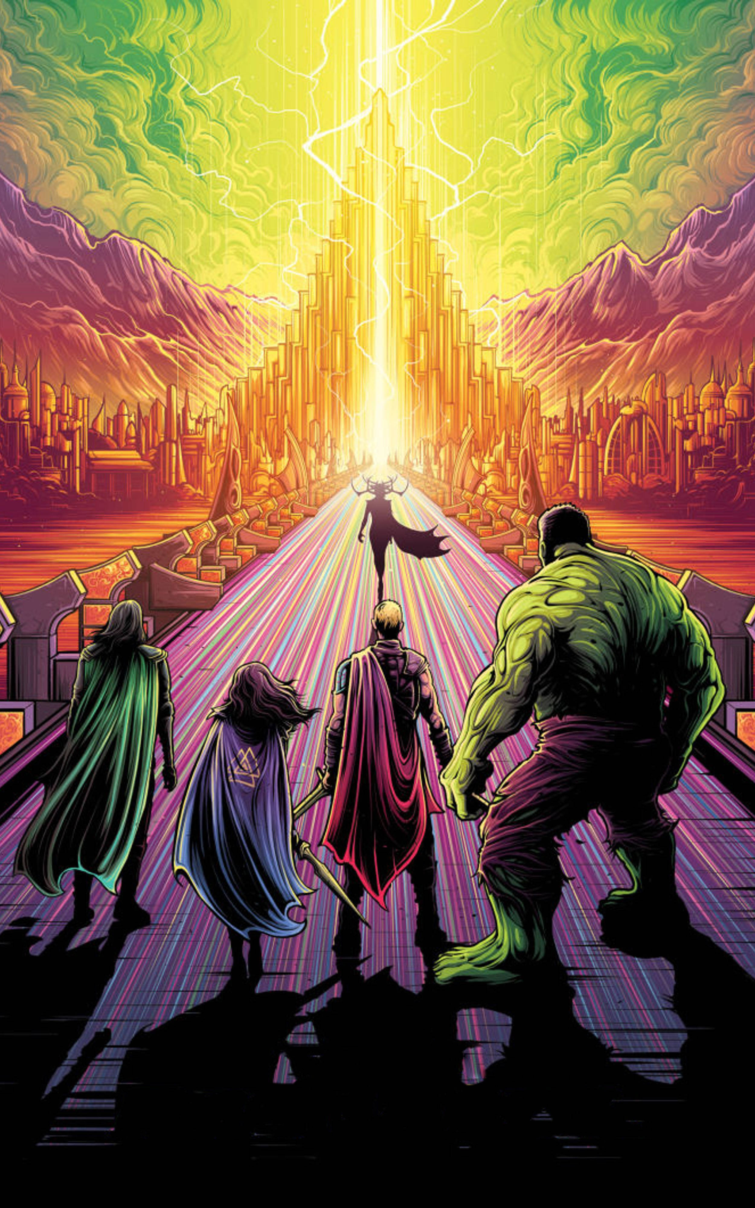 Thor Ragnarok para móvil Fondos de pantalla