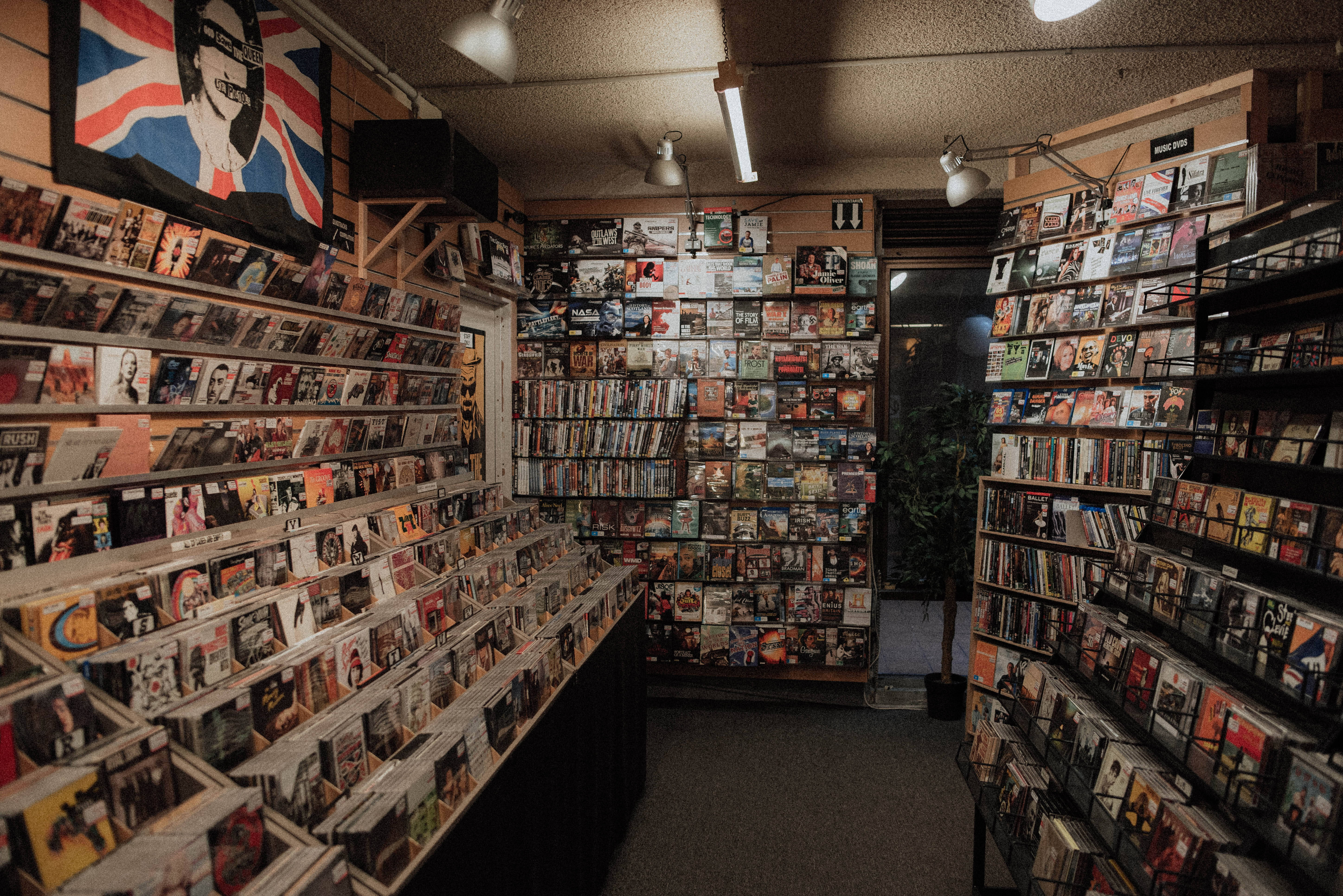Tienda de discos clásica Fondos de pantalla