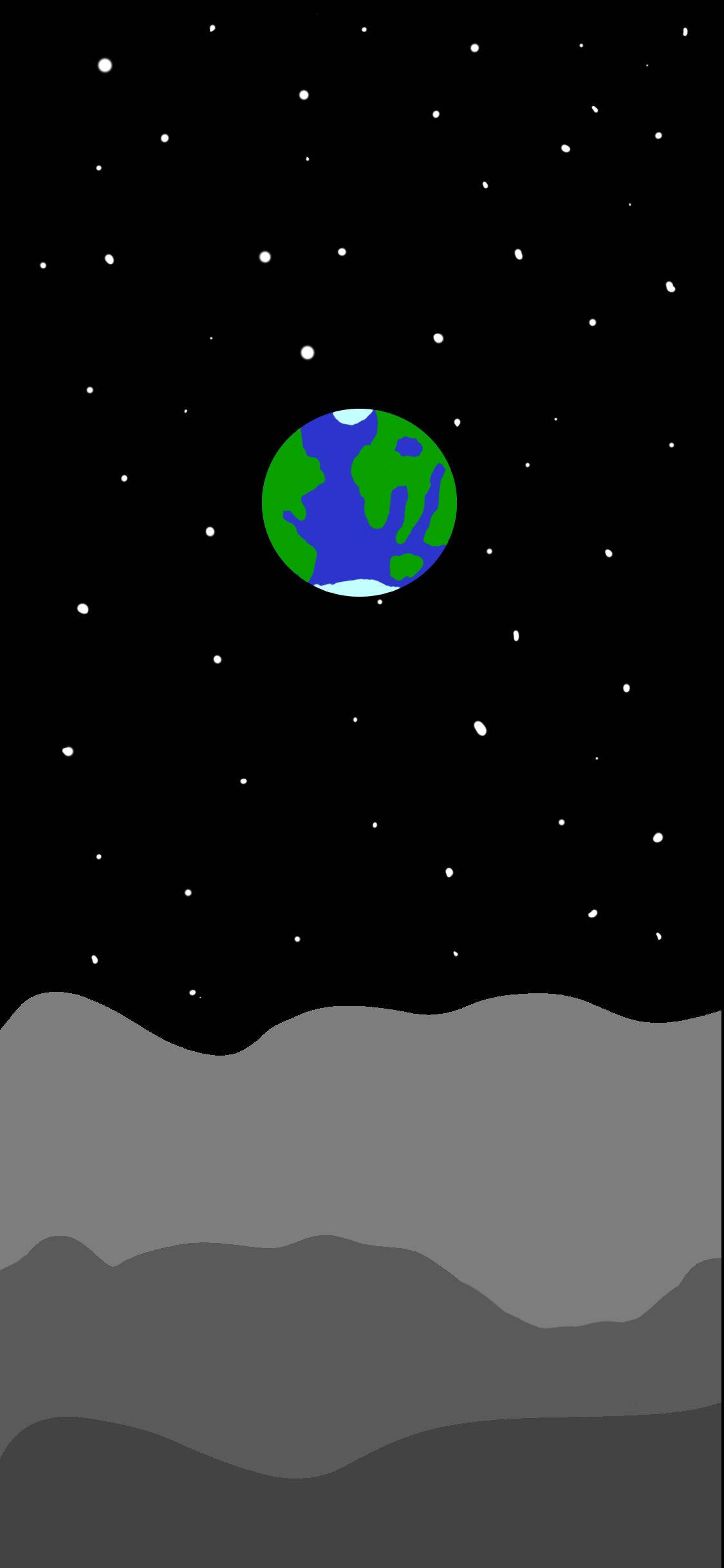 Tierra Goteante en el Espacio Fondos de pantalla