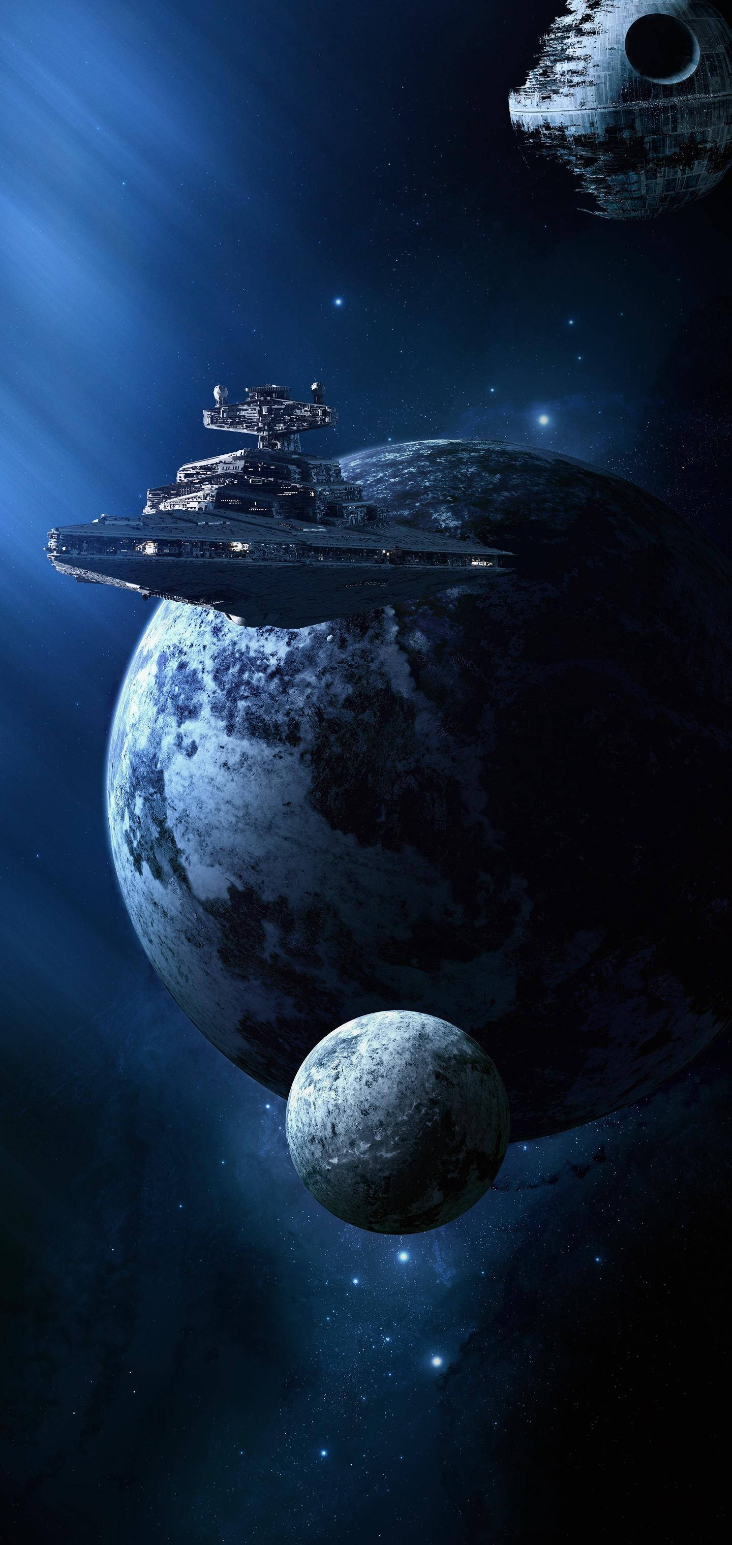 Tierra y Nave Espacial Asombrosas Galaxy S10 Fondos de pantalla