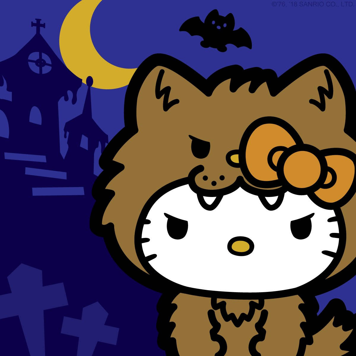 Tigre Hello Kitty Halloween Fondos de pantalla