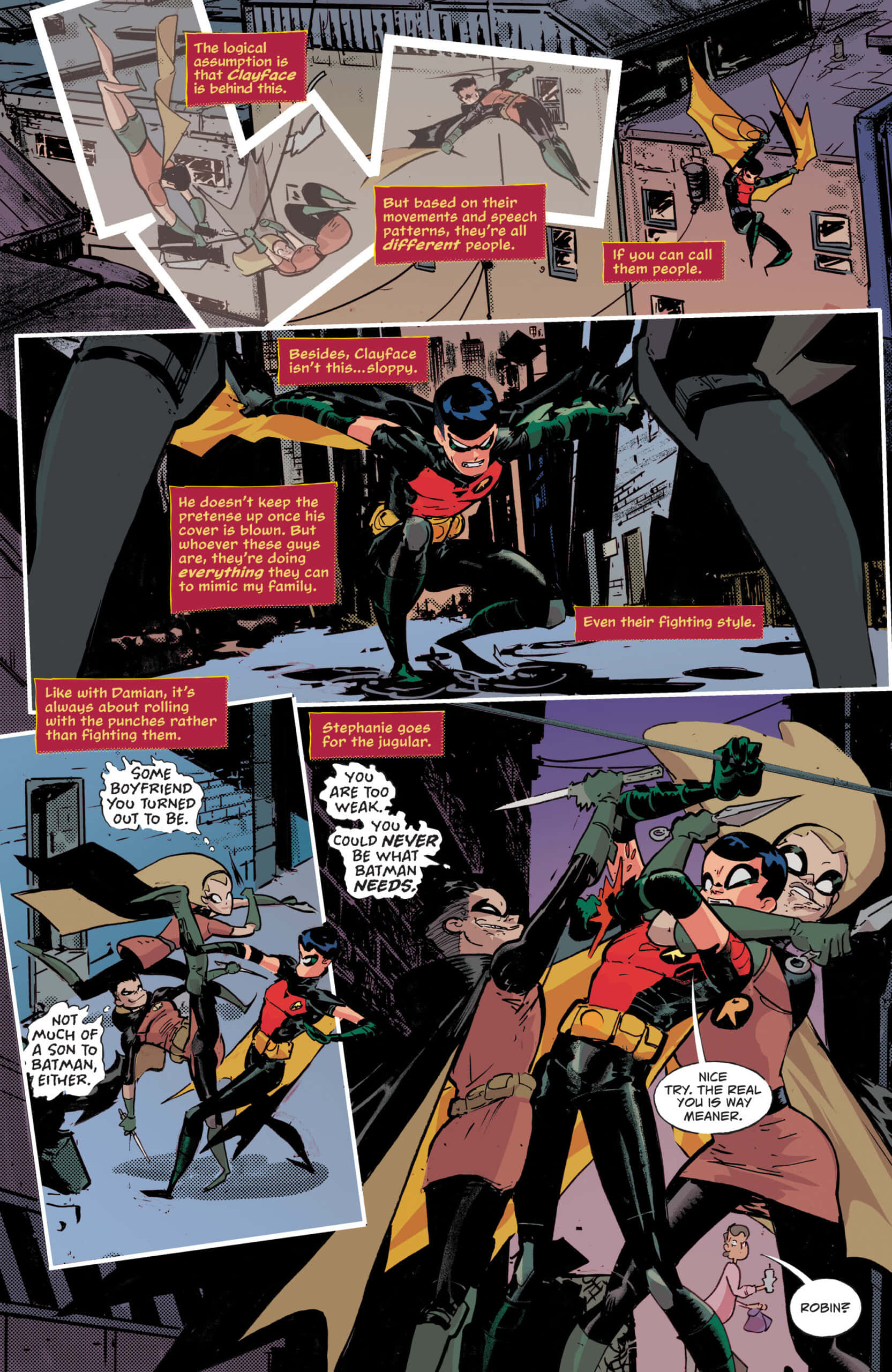 Tim Drake seguro mostrando sus habilidades de superhéroe Fondos de pantalla
