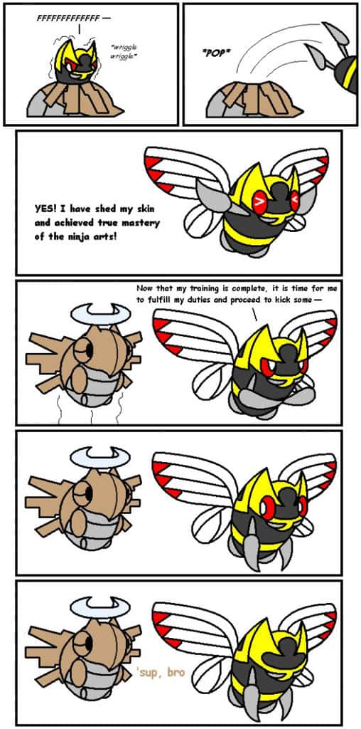 Tira cómica de Ninjask y Shedinja Fondos de pantalla