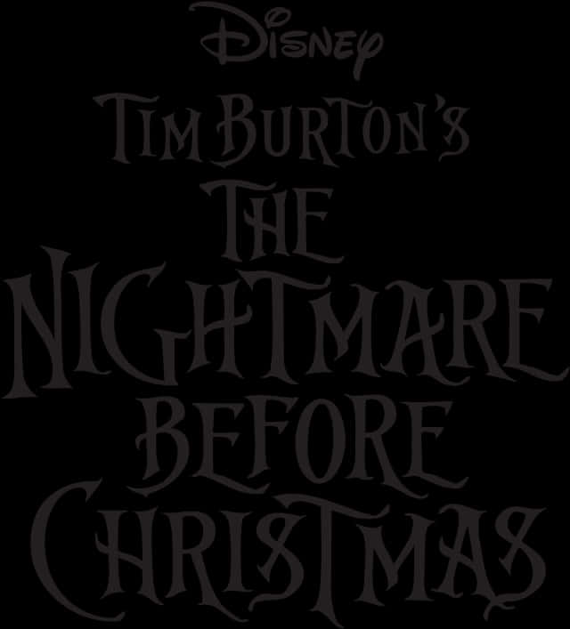 Título de Nightmare Before Christmas Fondos de pantalla