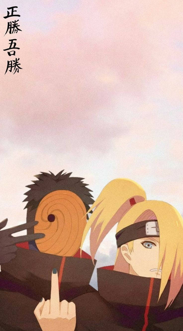 Tobi Naruto Deidara Dedo Medio Fondos de pantalla