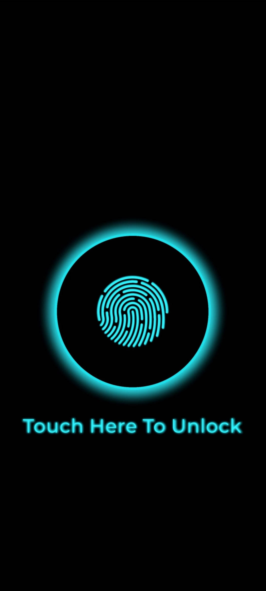 Toca Aquí Huella Digital Teléfono Fondos de pantalla