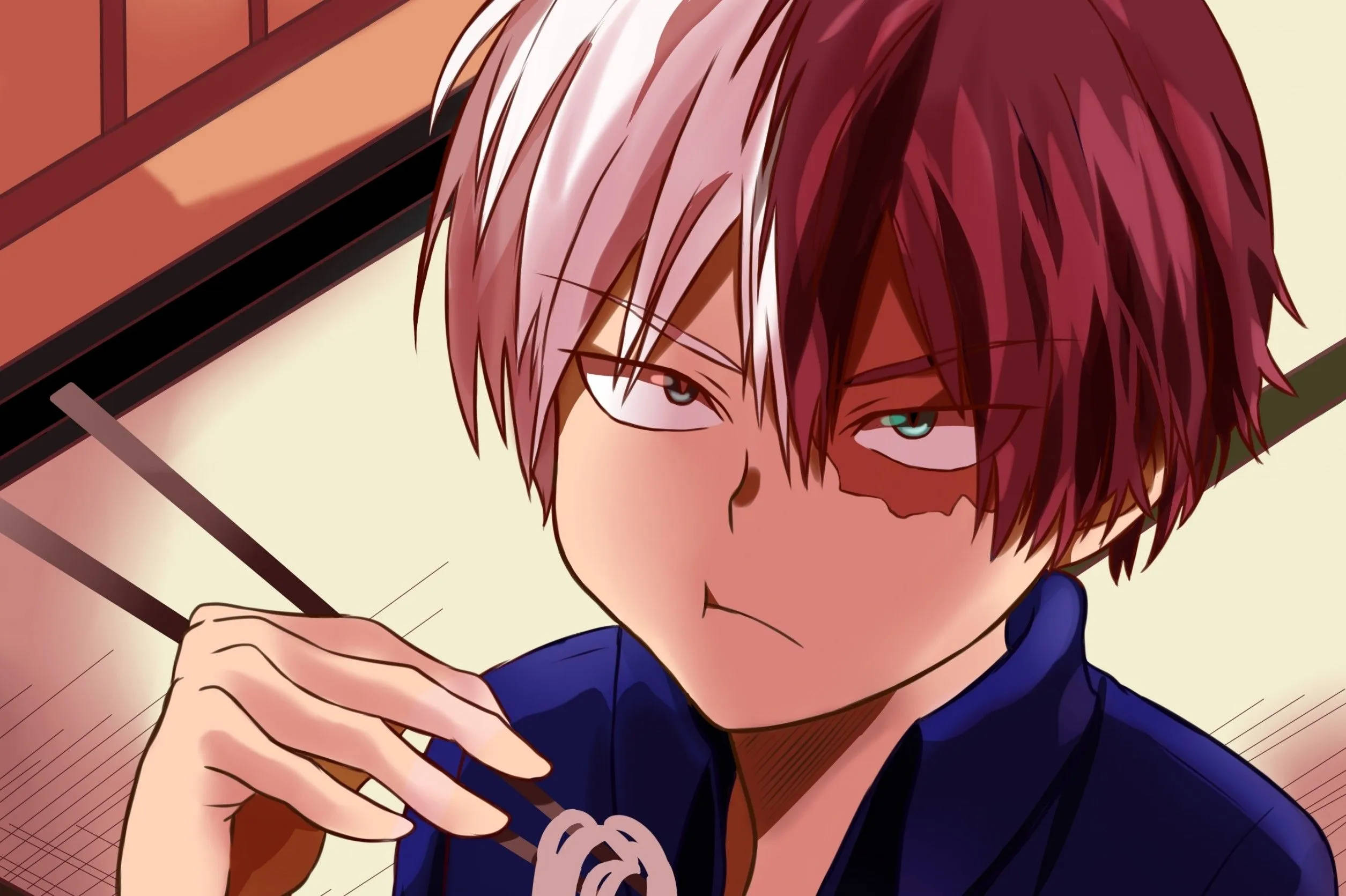 Todoroki en Estilo Chibi - Adorable Fan Art de Boku no Hero Academia Fondos de pantalla