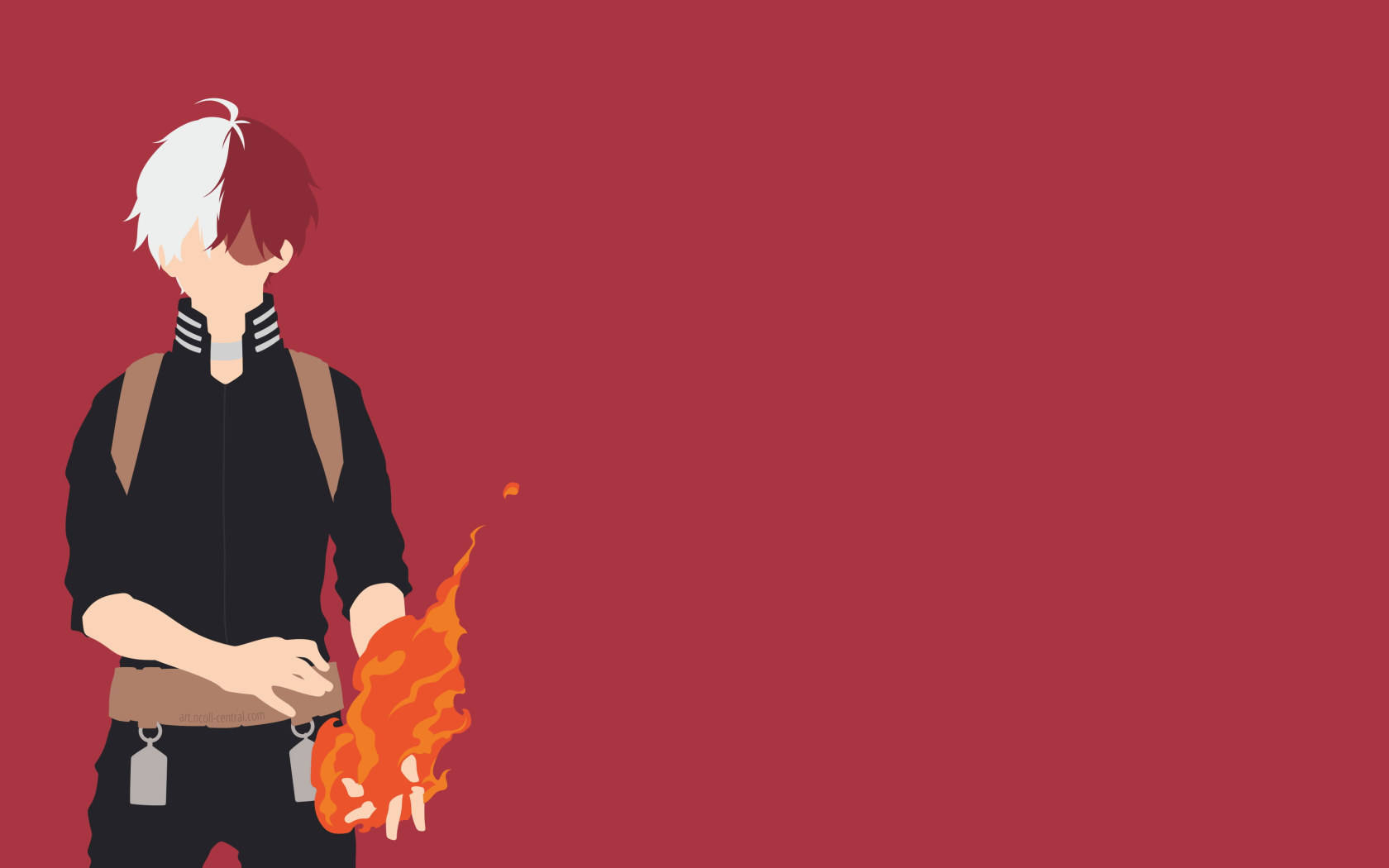 Todoroki lindo en rosa Fondos de pantalla