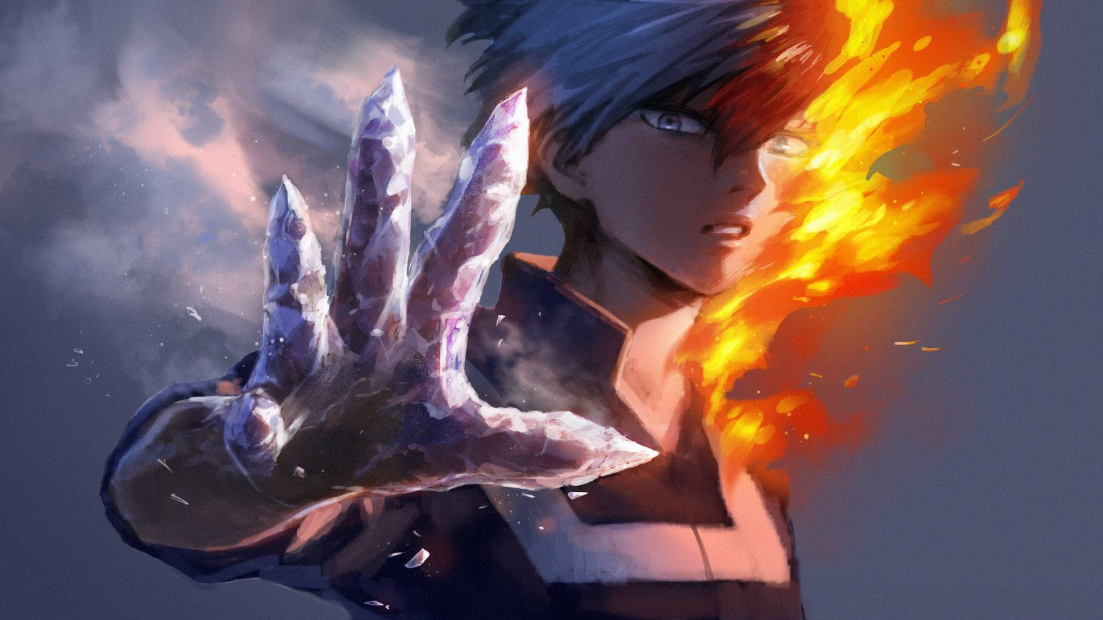 Todoroki Tierno con Manos Heladas Fondos de pantalla