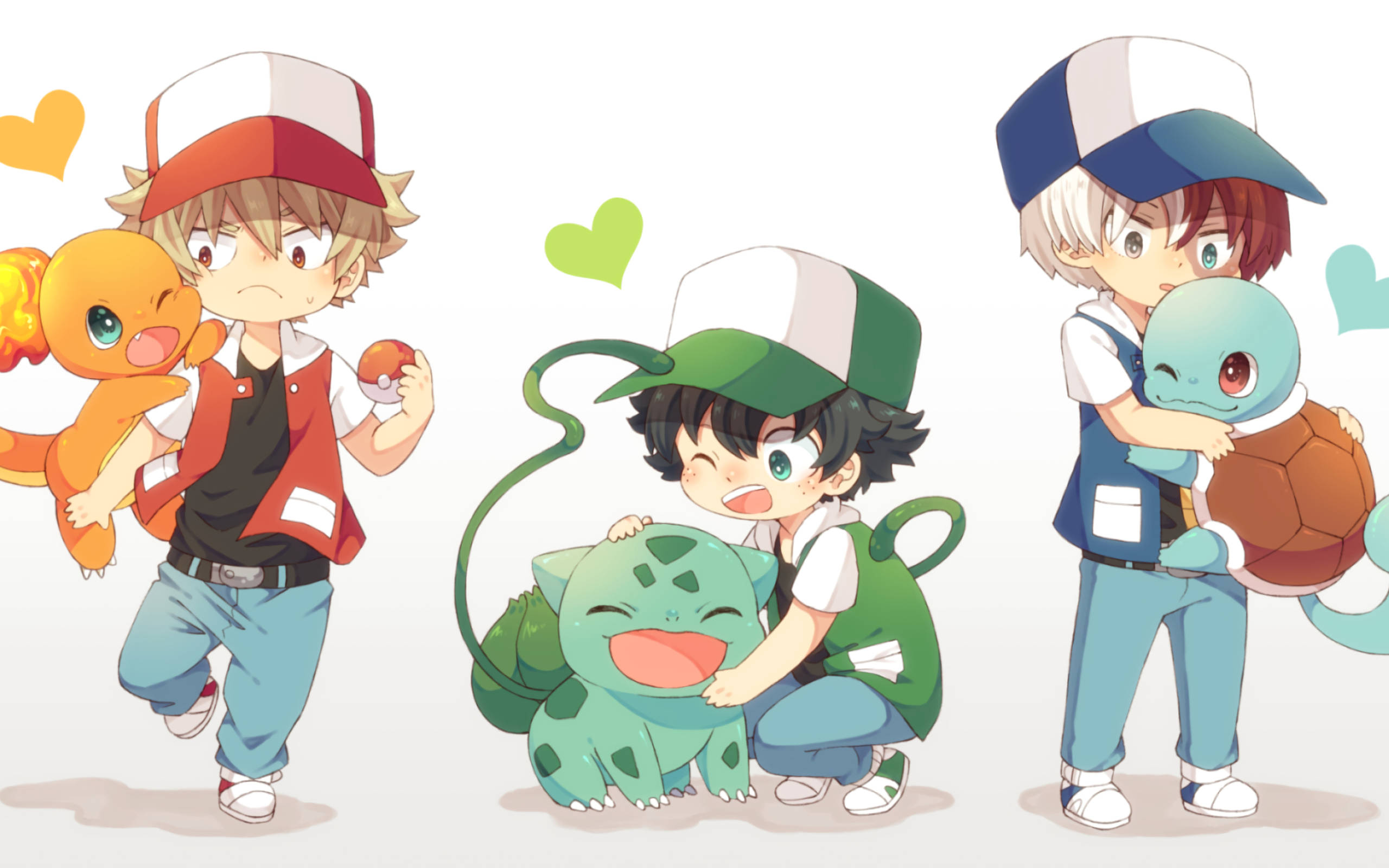 Todoroki Tierno como Entrenador Pokémon Fondos de pantalla