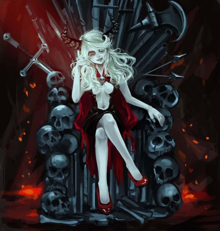 Todos los Deseos Malvados se Unen en el Demonio de Anime Fondos de pantalla