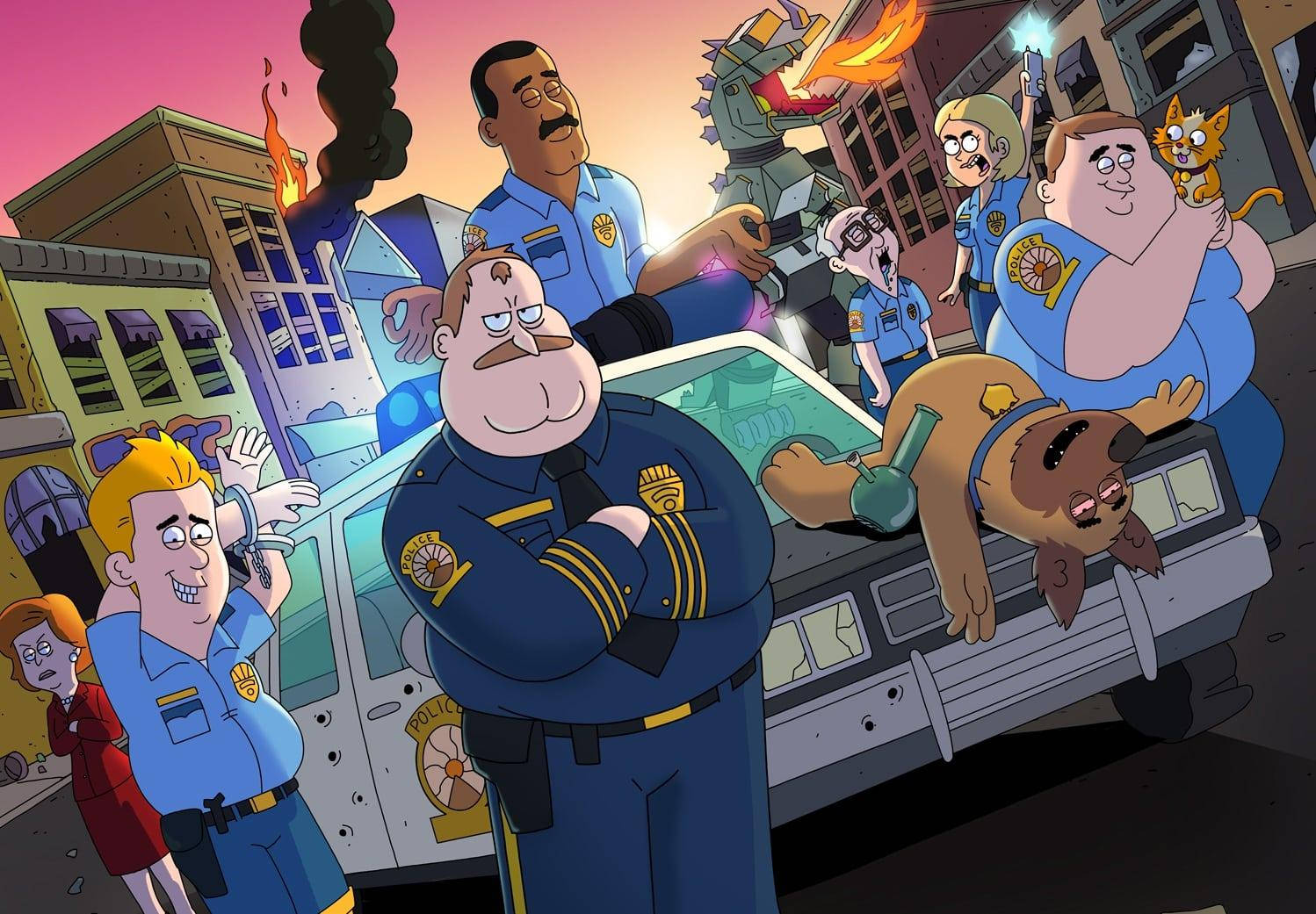 Todos los personajes de Paradise PD en un solo cuadro Fondos de pantalla