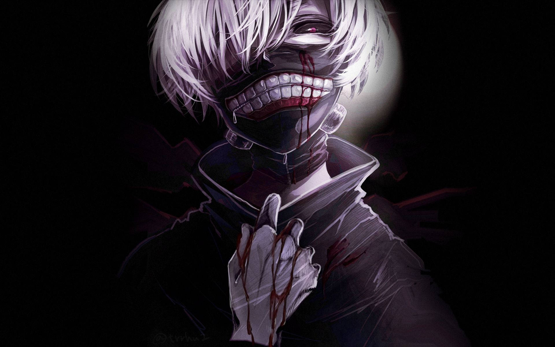 Tokyo Ghoul Personajes Máscara de Ken Sangre Fondos de pantalla