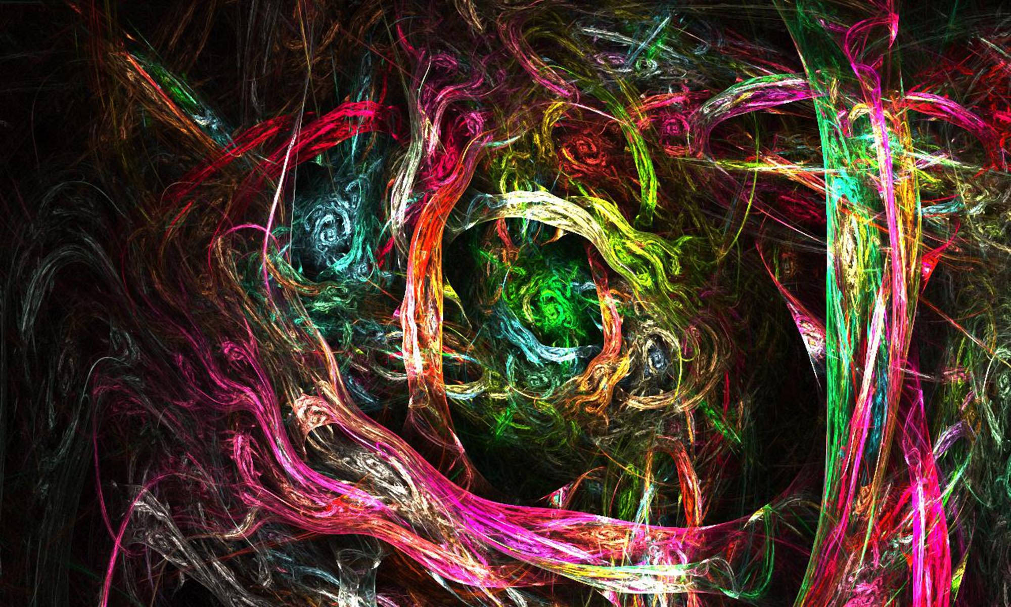 Tonos Abstractos de Estética Oscura y Psicodélica Fondos de pantalla