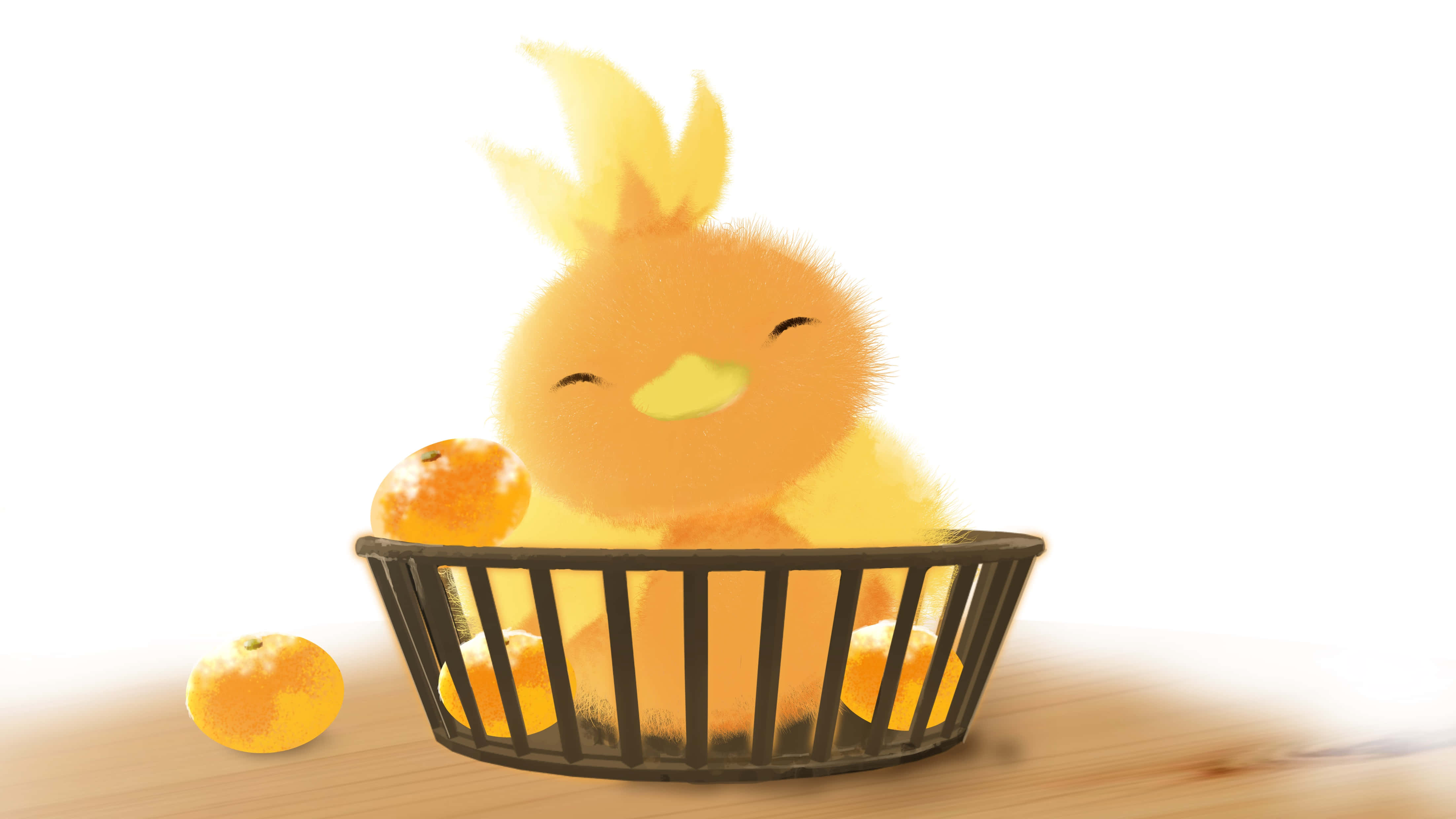 Torchic Pokemon en una canasta Fondos de pantalla
