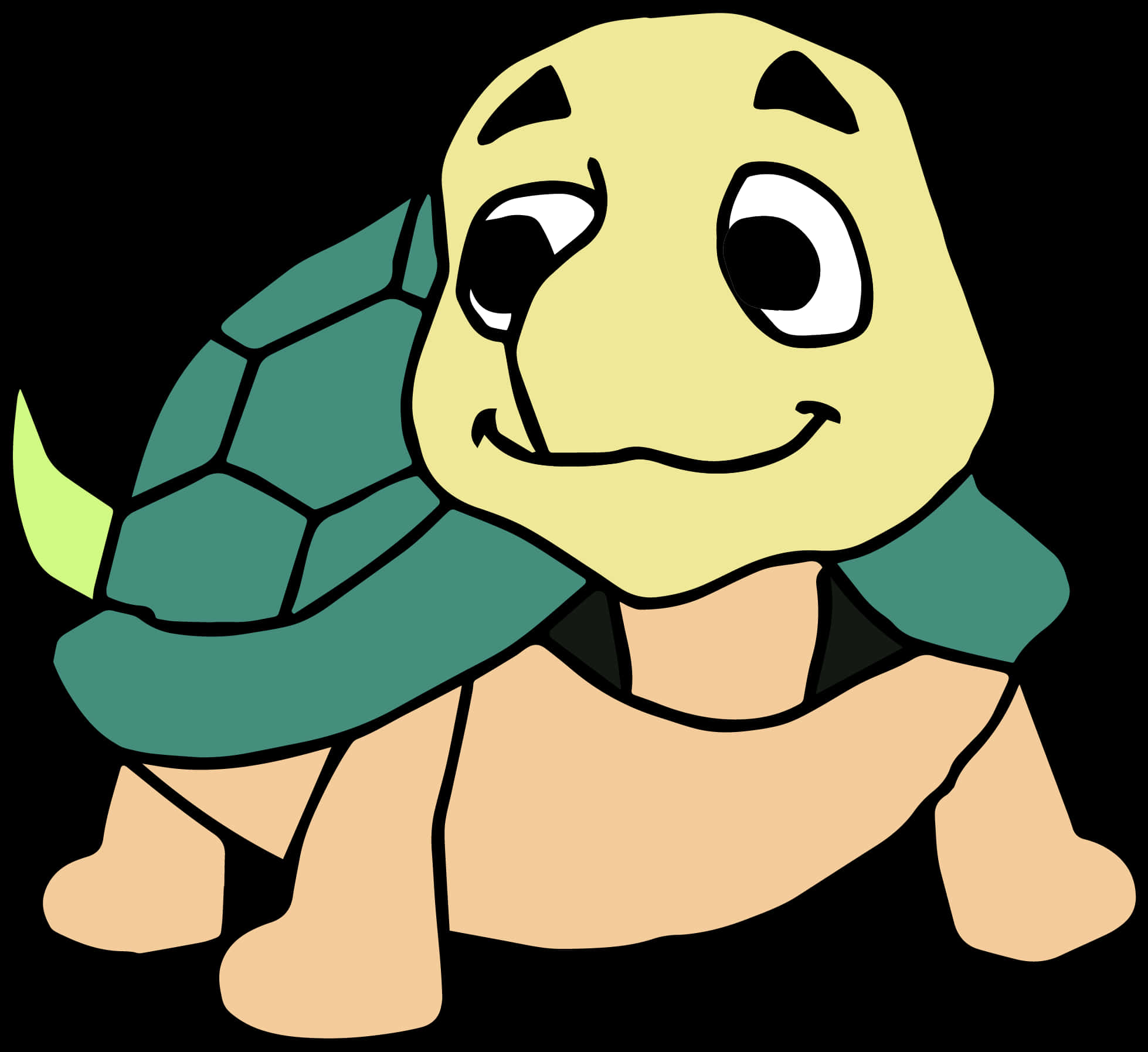 Tortuga caricatura sonriente Fondos de pantalla