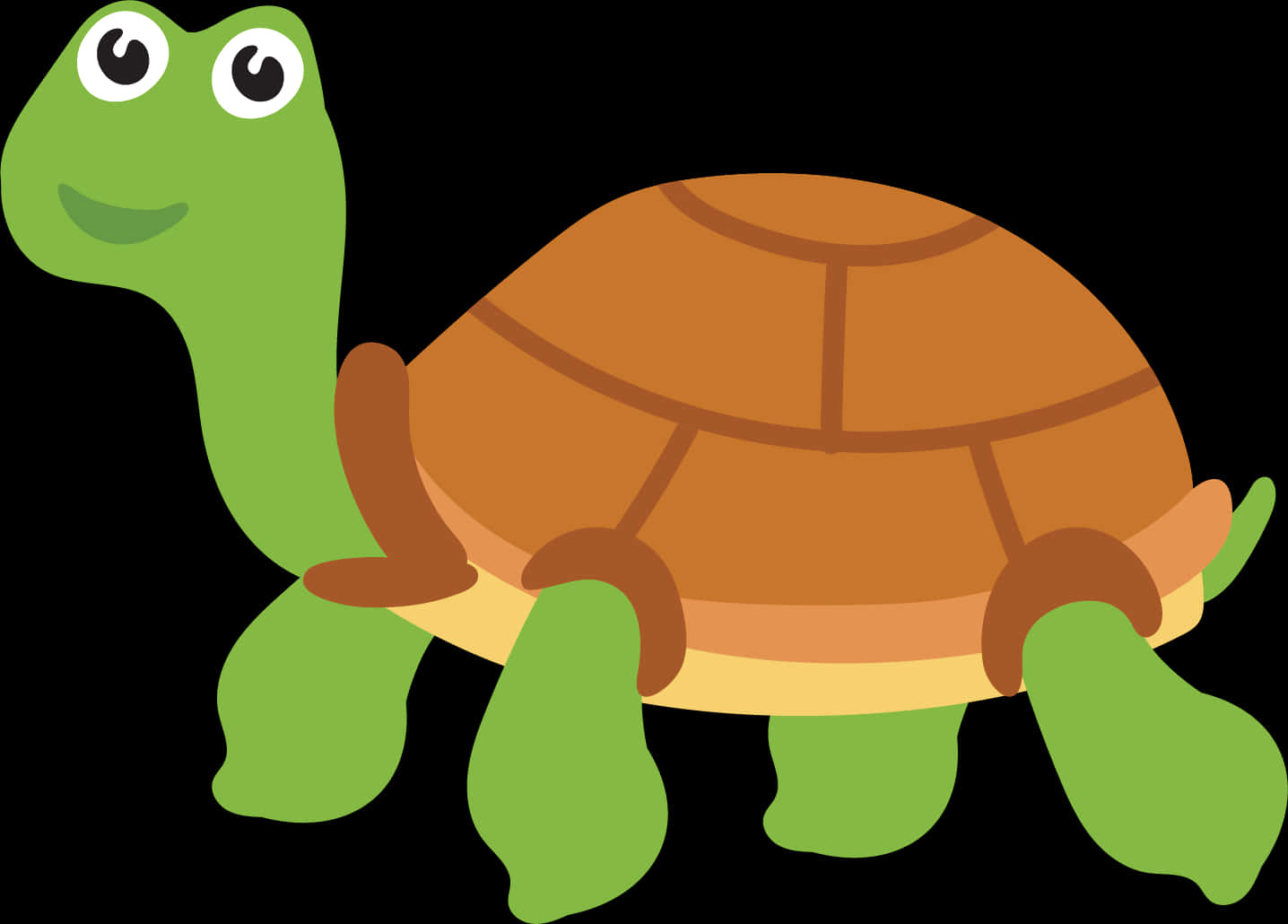 Tortuga Sonriente de Dibujos Animados Fondos de pantalla