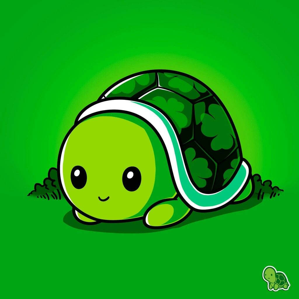 Tortuga Verde Linda Fondos de pantalla