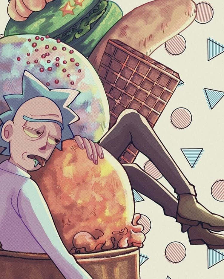 Total Rickall - Rick, Morty, Mr. Poopybutthole y amigos en un emocionante episodio de Rick y Morty Fondos de pantalla