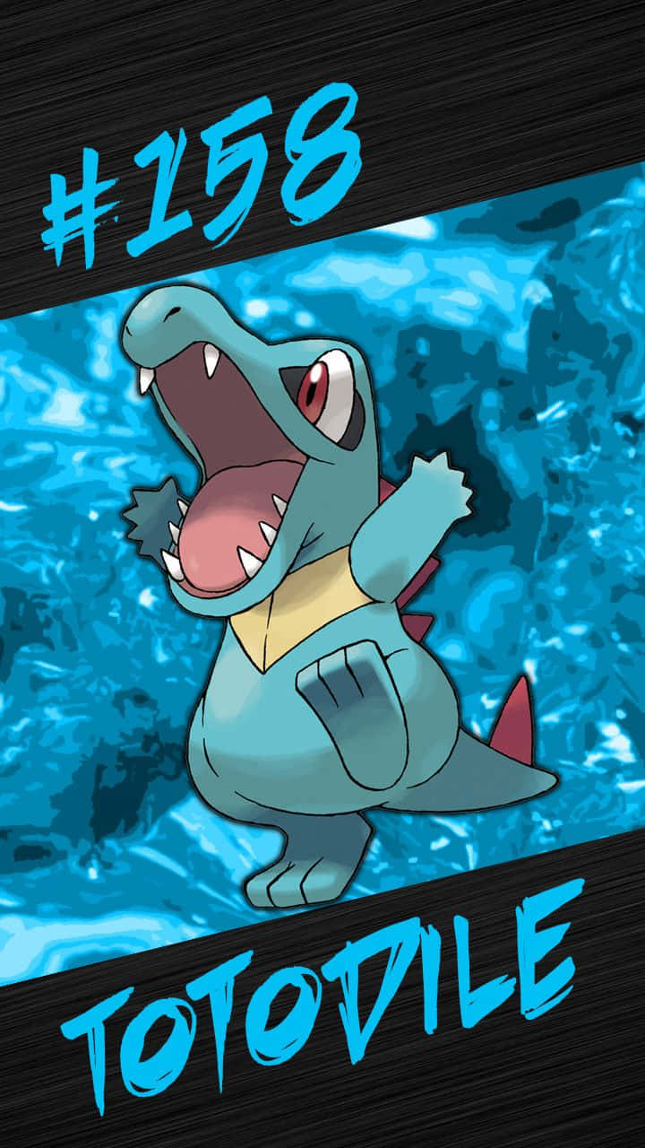 Totodile, Pokémon Número 158 en acción Fondos de pantalla