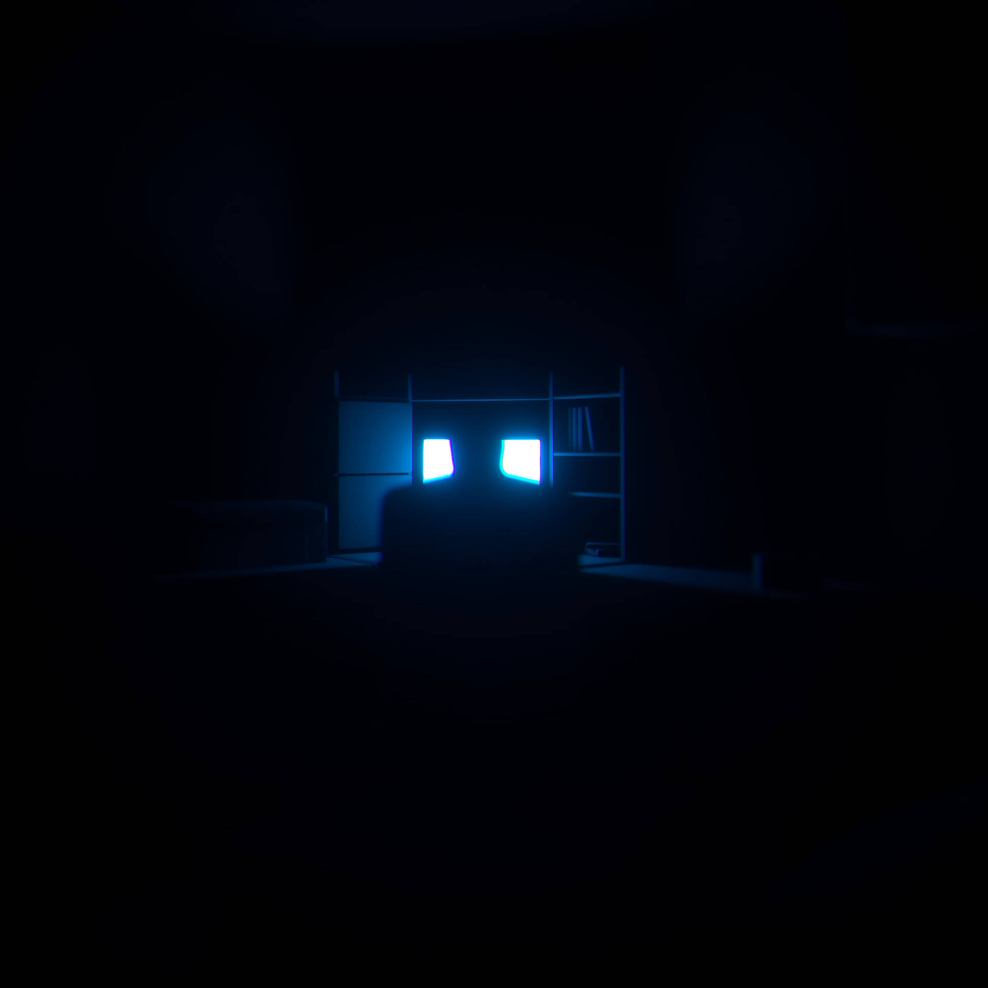 Fondo de pantalla de Trabajando en una Habitación Oscura
