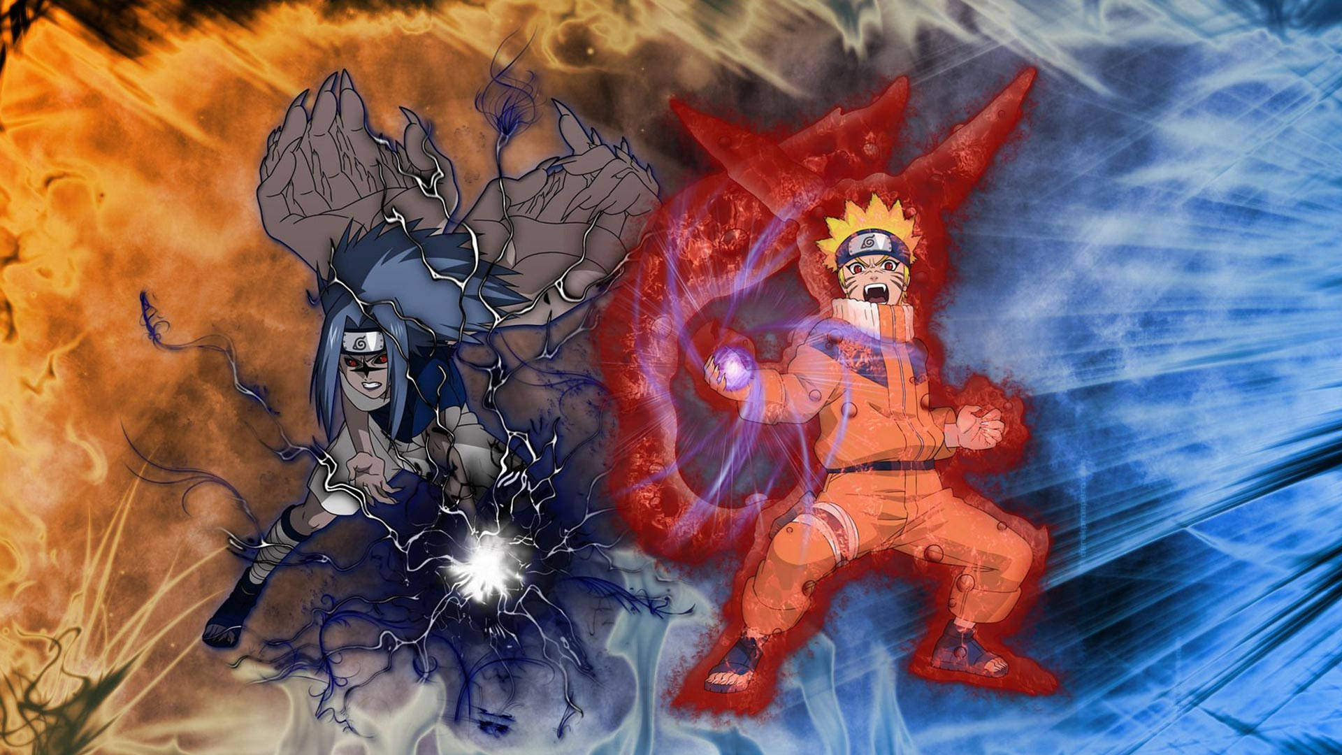 Transformación de Naruto y Sasuke jóvenes Fondos de pantalla