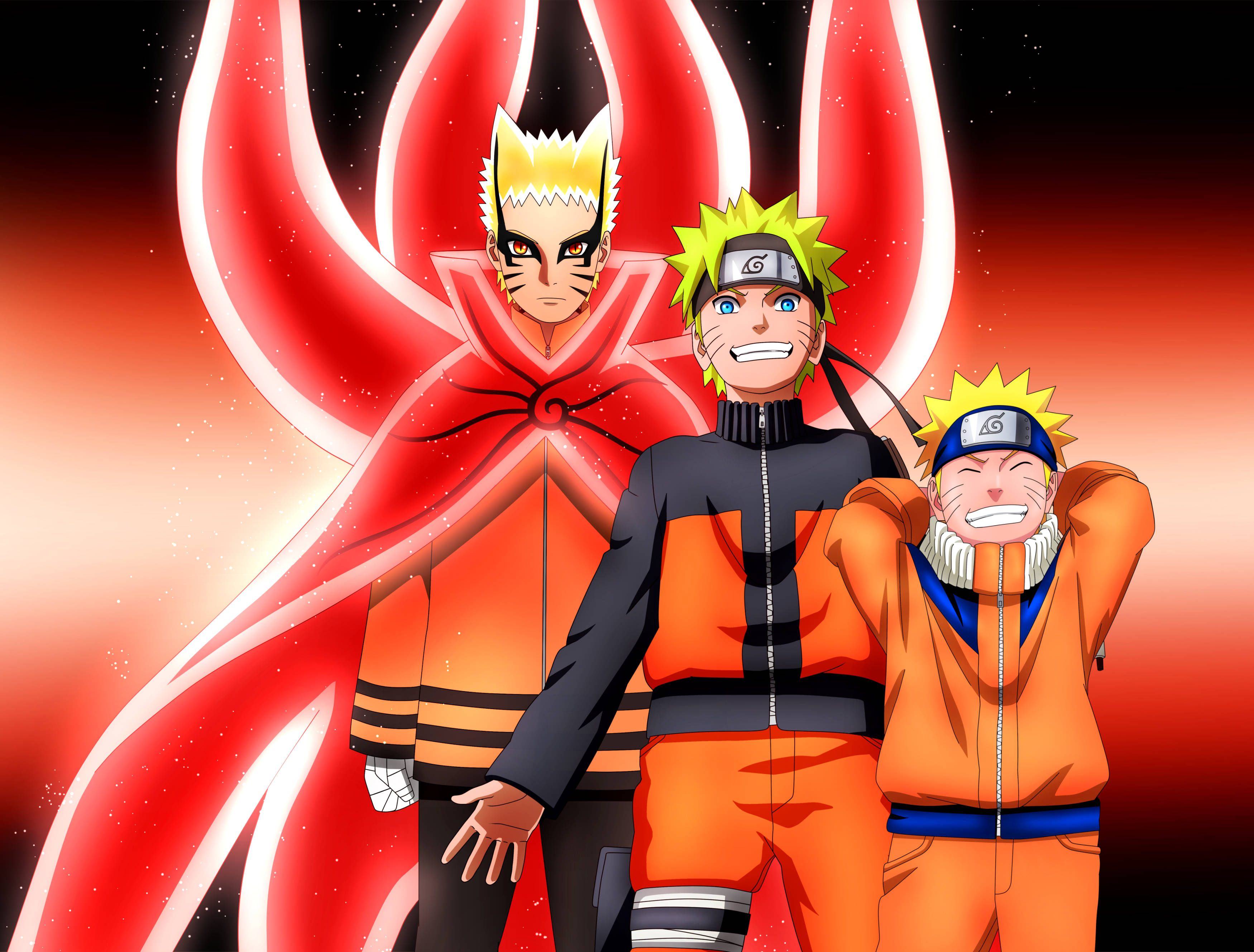 Transformación de Naruto en Modo Barión Fondos de pantalla