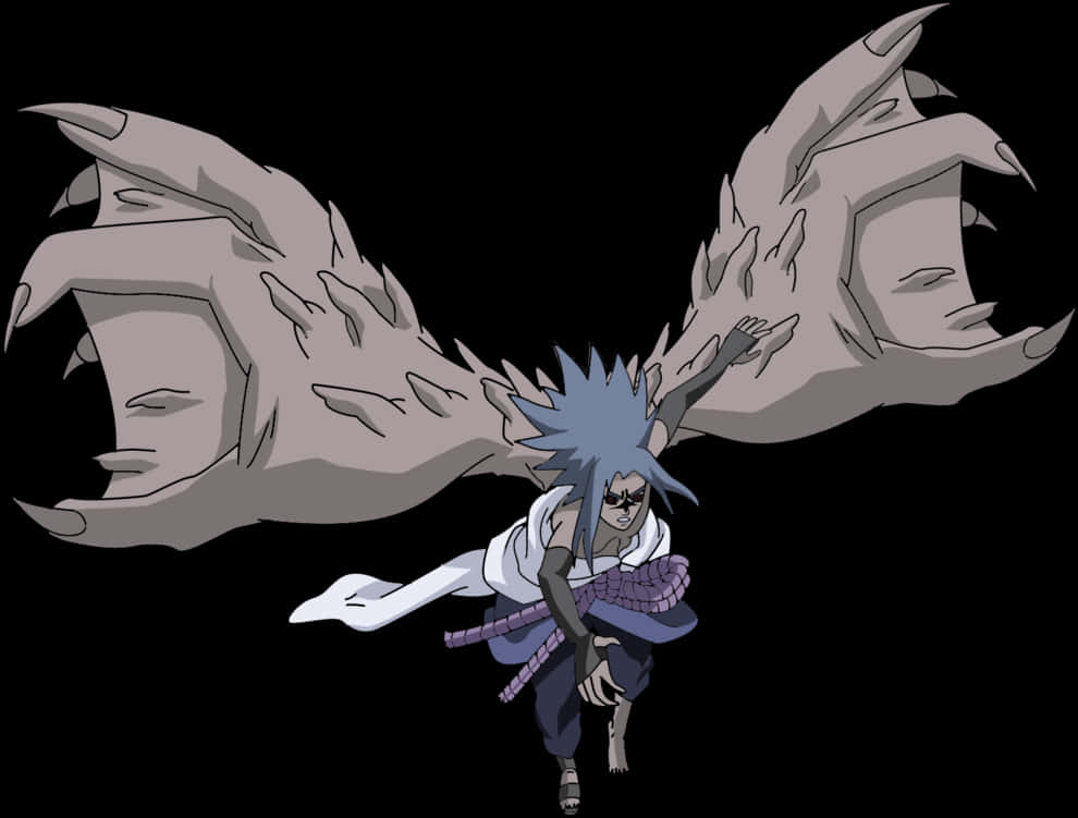 Transformación de Sasuke Uchiha con el Sello Maldito Fondos de pantalla