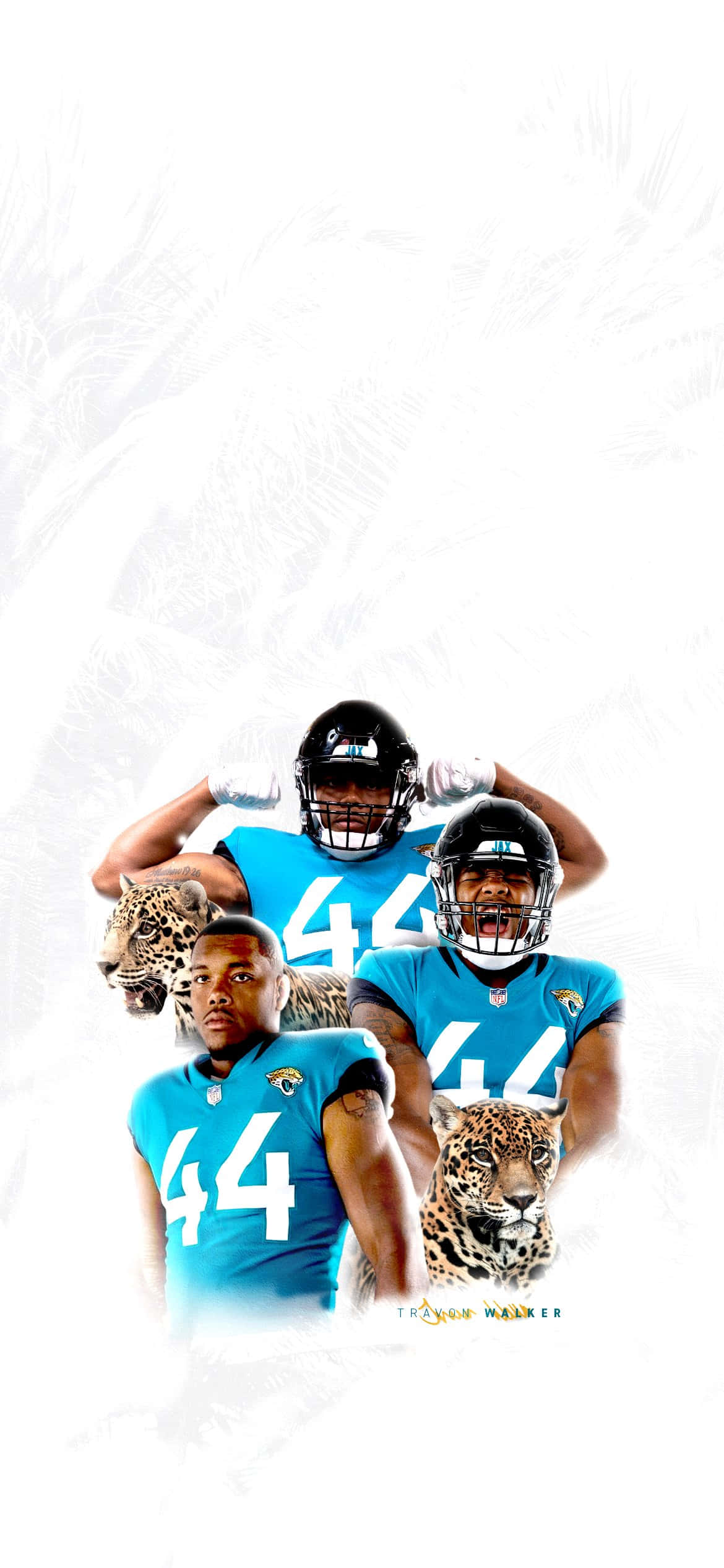 Póster de Travon Walker de los Jacksonville Jaguars Fondos de pantalla