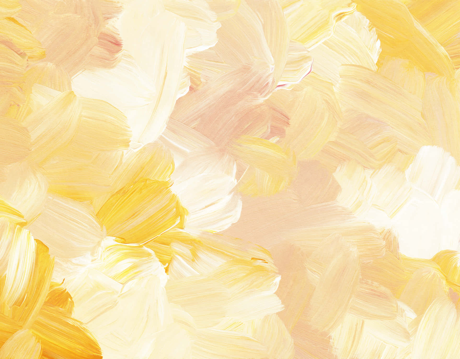 Trazos de pintura amarillo pastel lindos