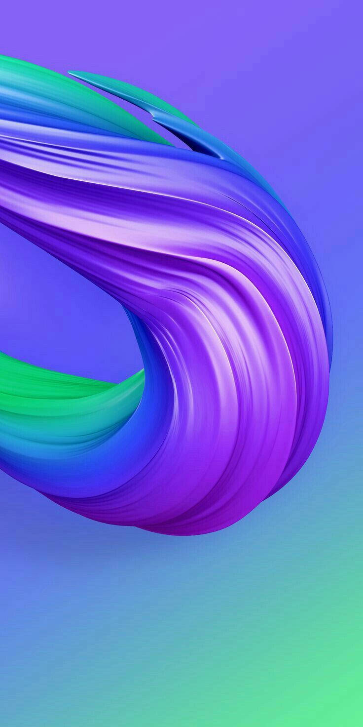 Trenza morada y verde de Redmi 9 Fondos de pantalla