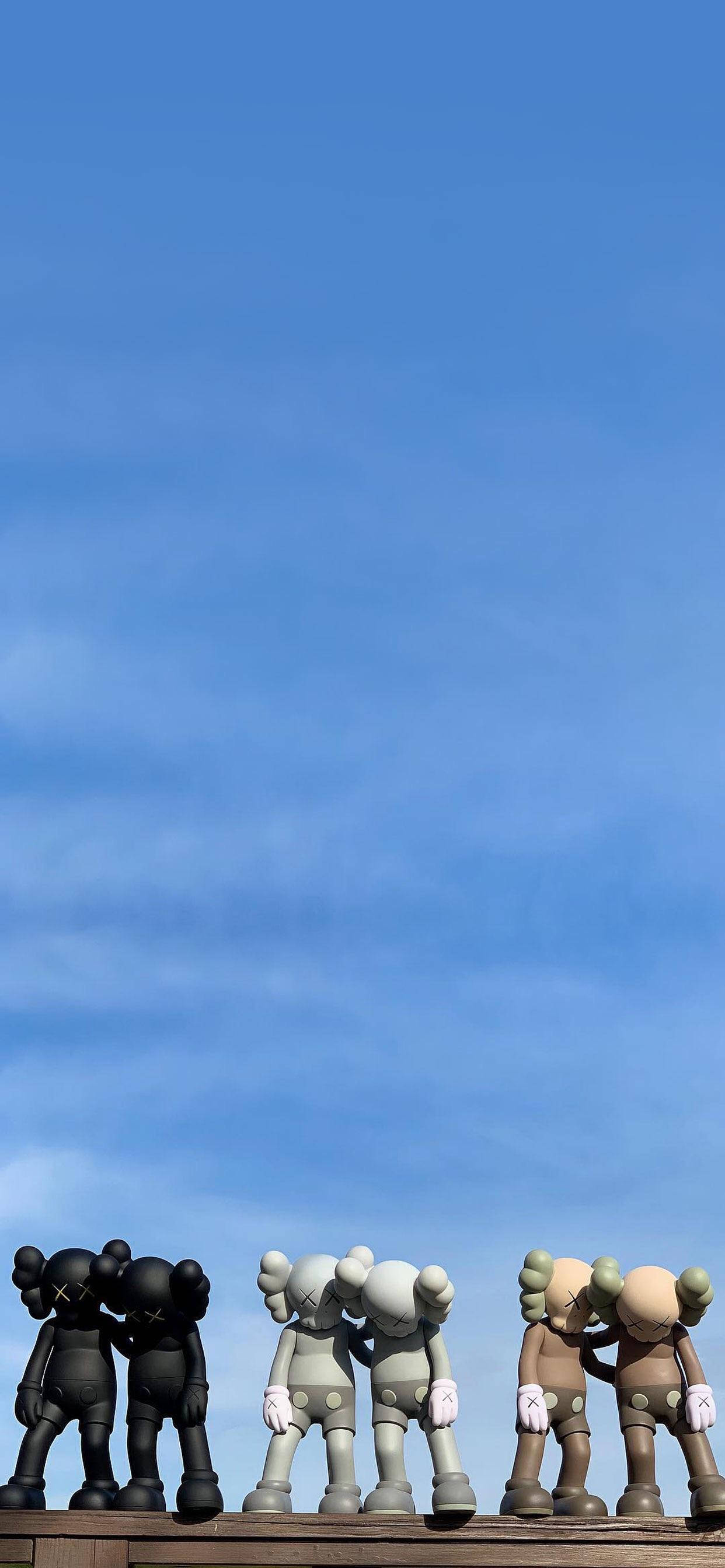 Tres KAWS Along The Way Fondos de pantalla