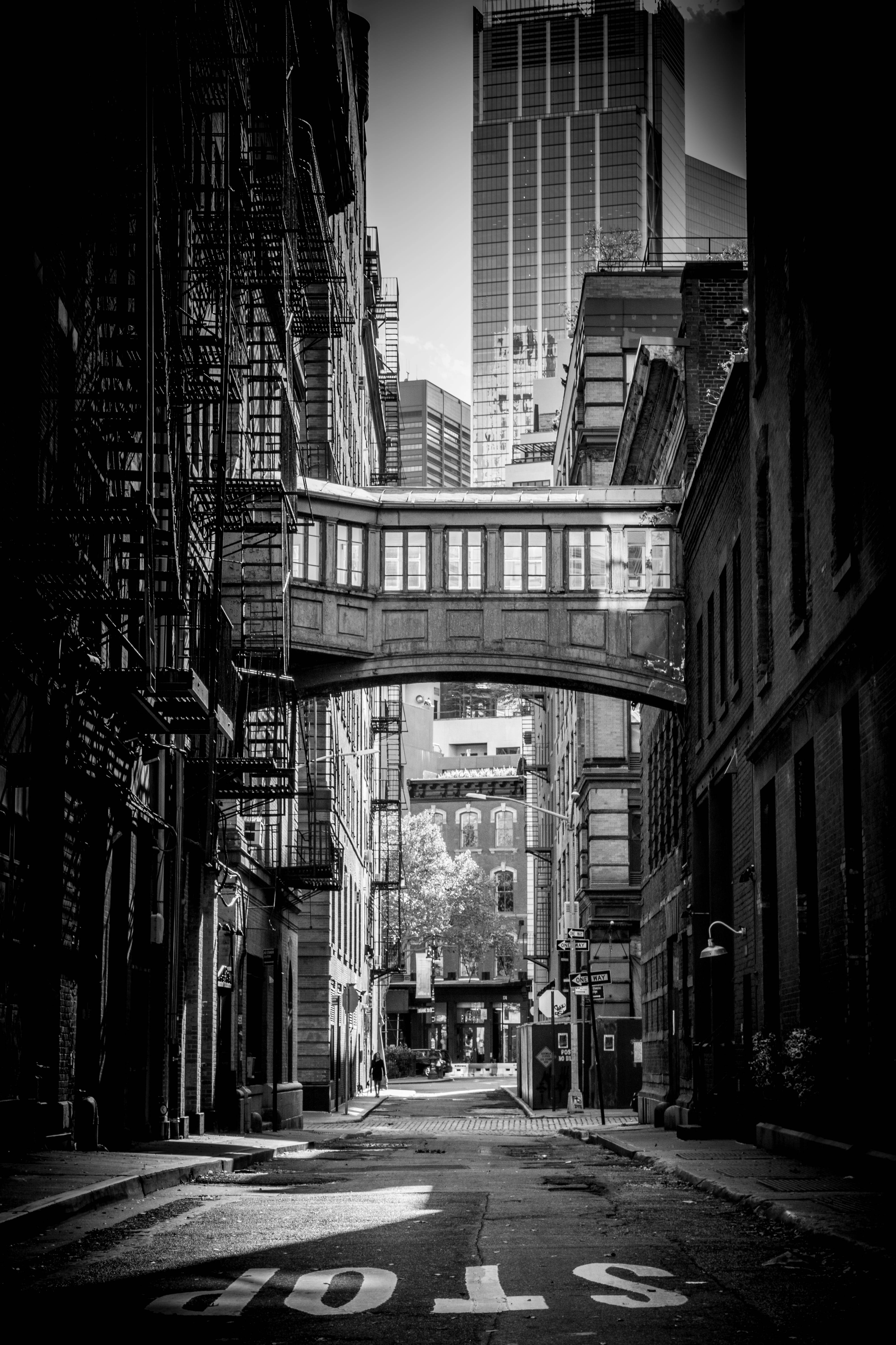 Tribeca Nueva York en blanco y negro Fondos de pantalla
