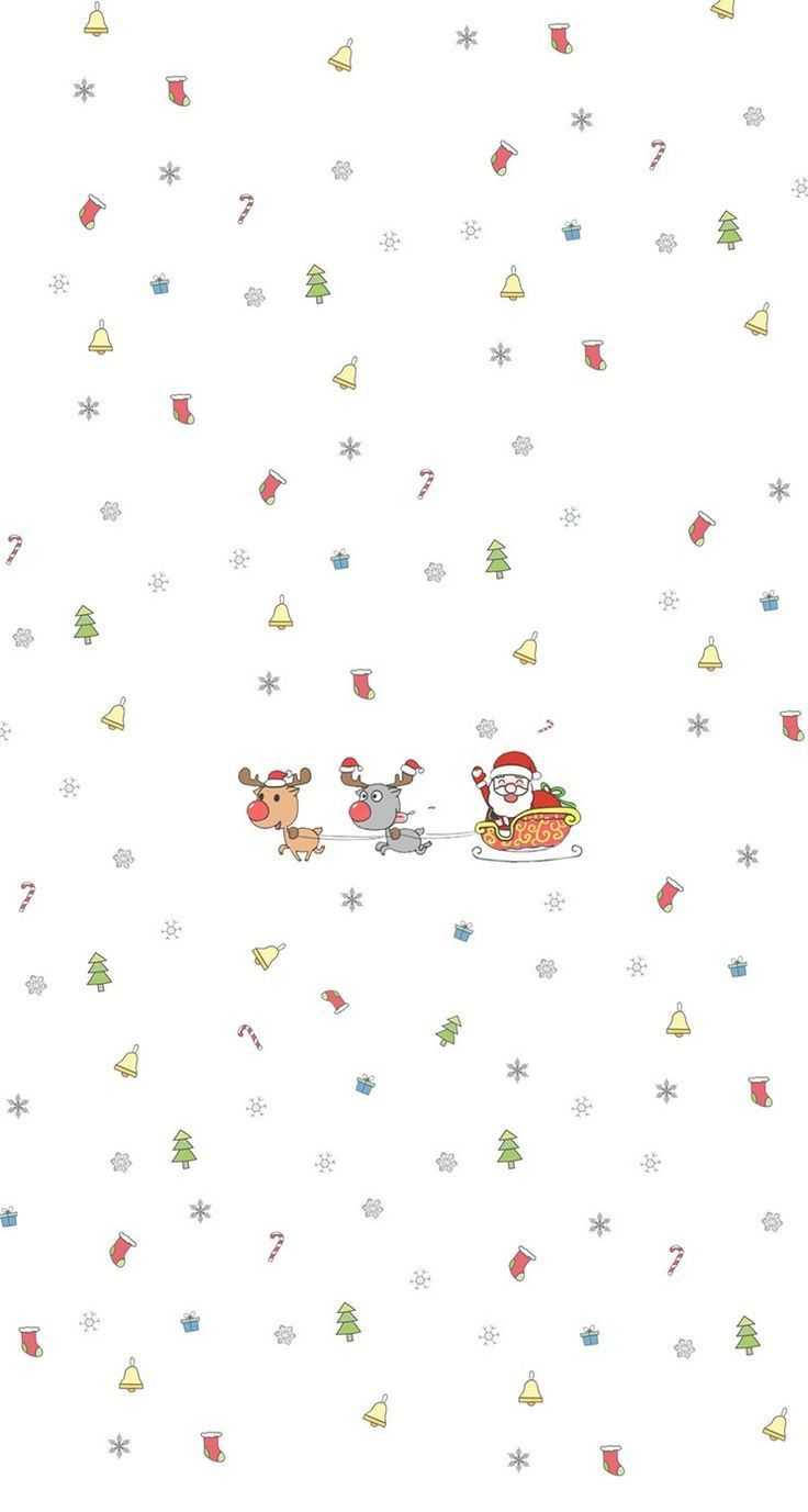 Trineo Navideño Simple Fondos de pantalla