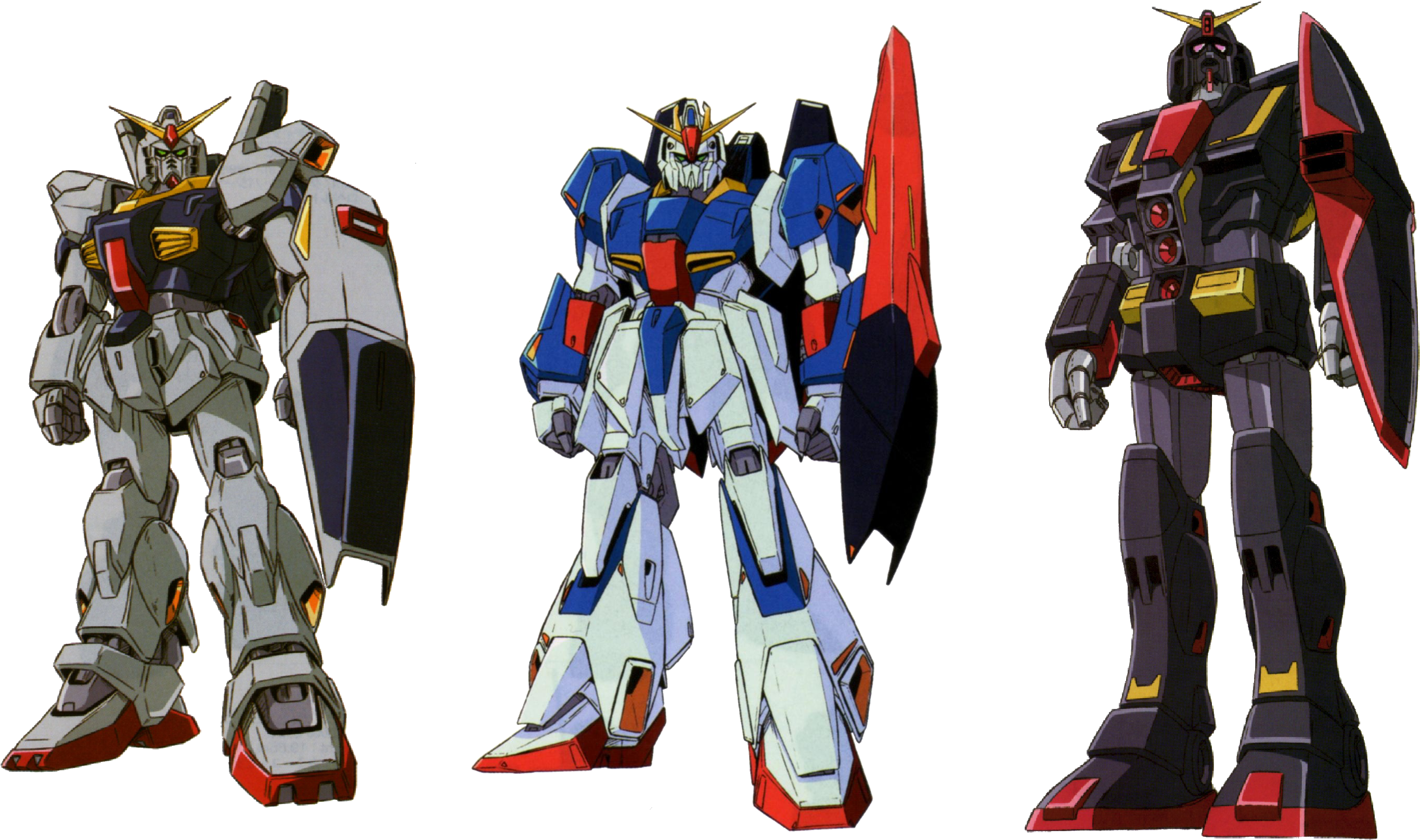 Tríos Icónicos de Mechas Gundam Fondos de pantalla