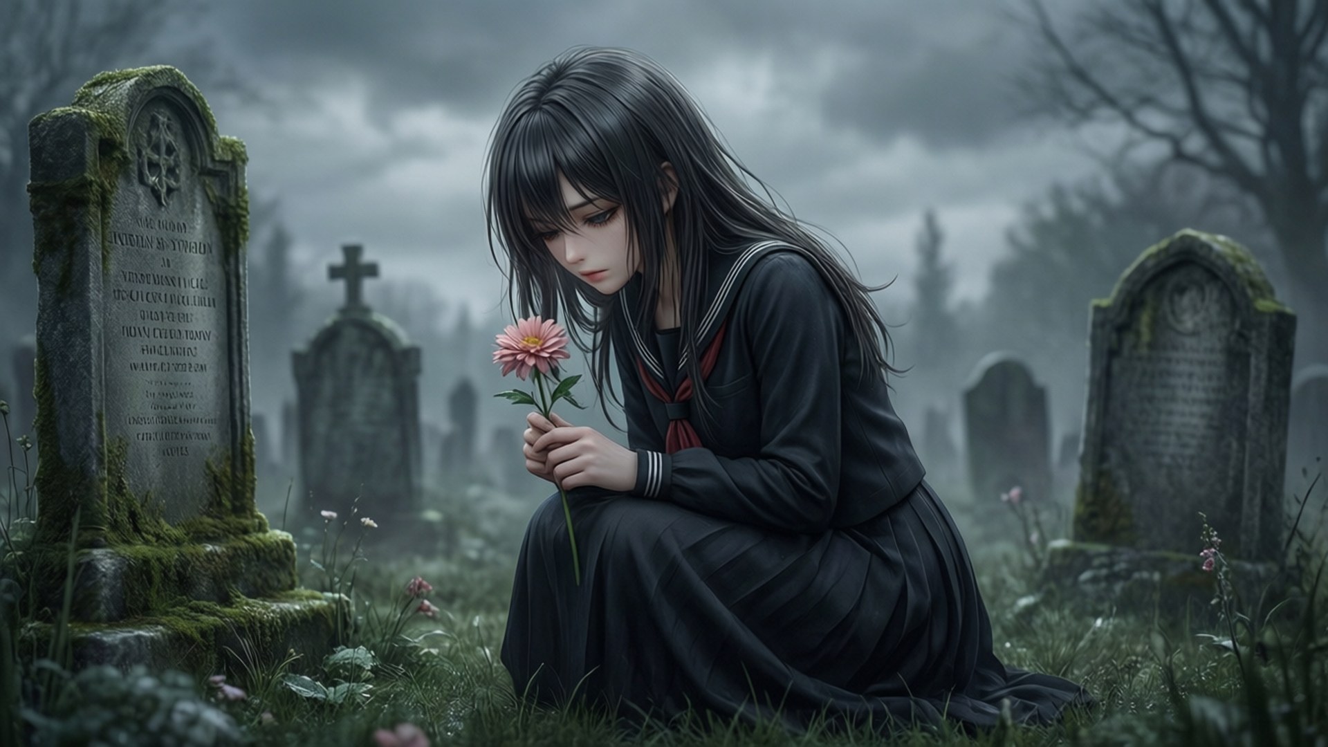 Tristeza en la tumba Fondos de pantalla