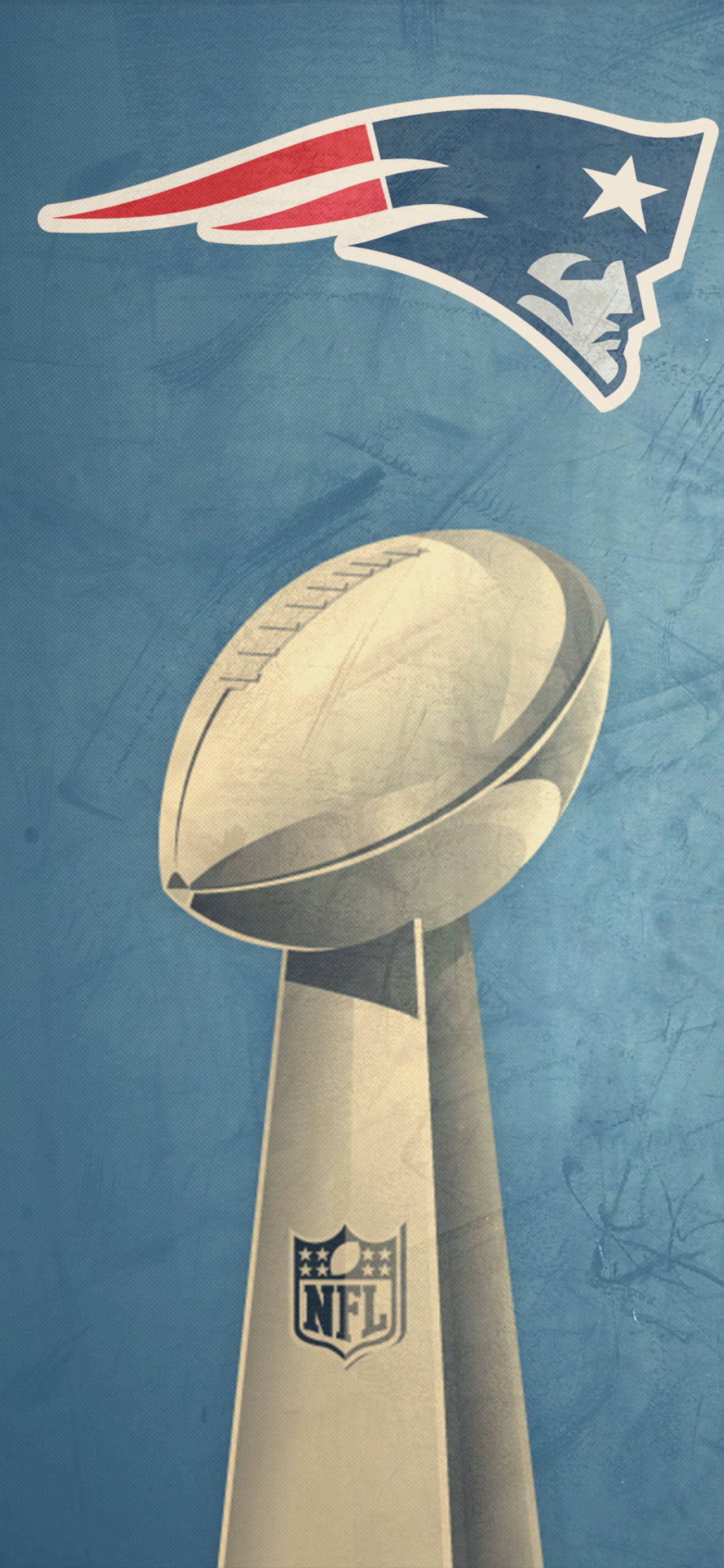 Trofeo del Super Bowl y los Patriots Fondos de pantalla